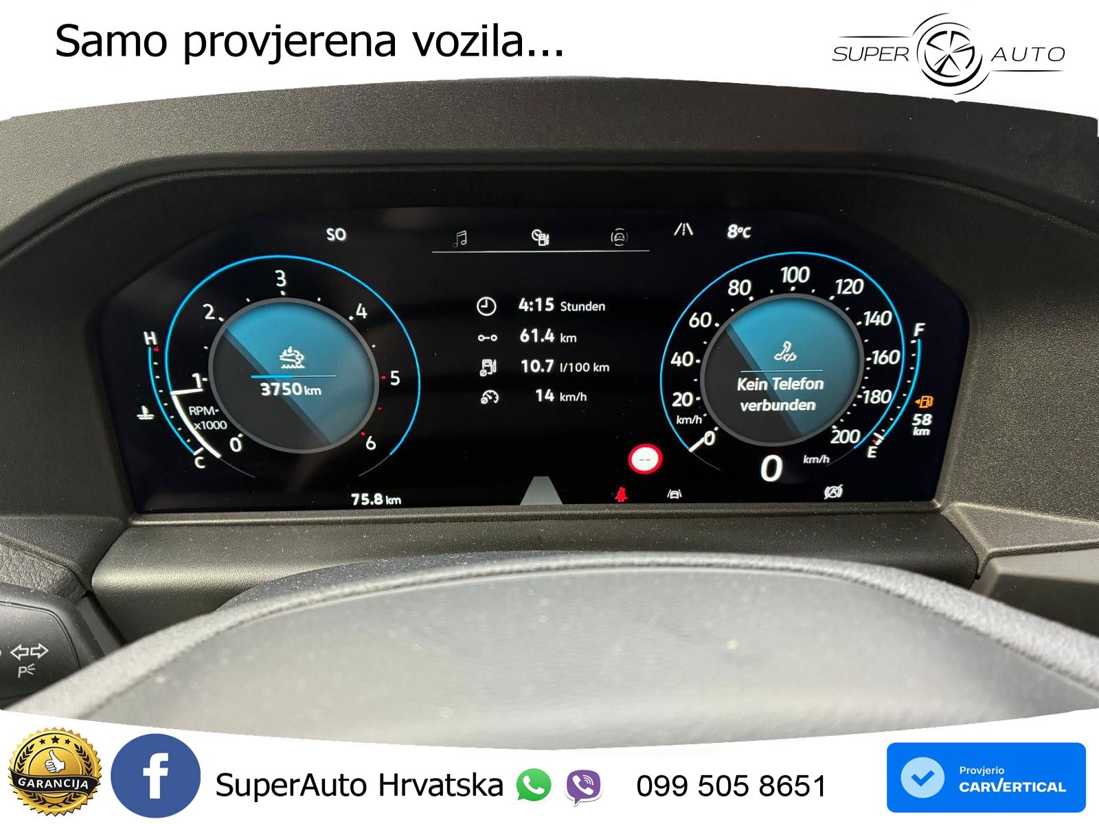 Volkswagen 2,0 TDI Transporter T7 KA LR*LED*Kamera*AHK* 150 KS