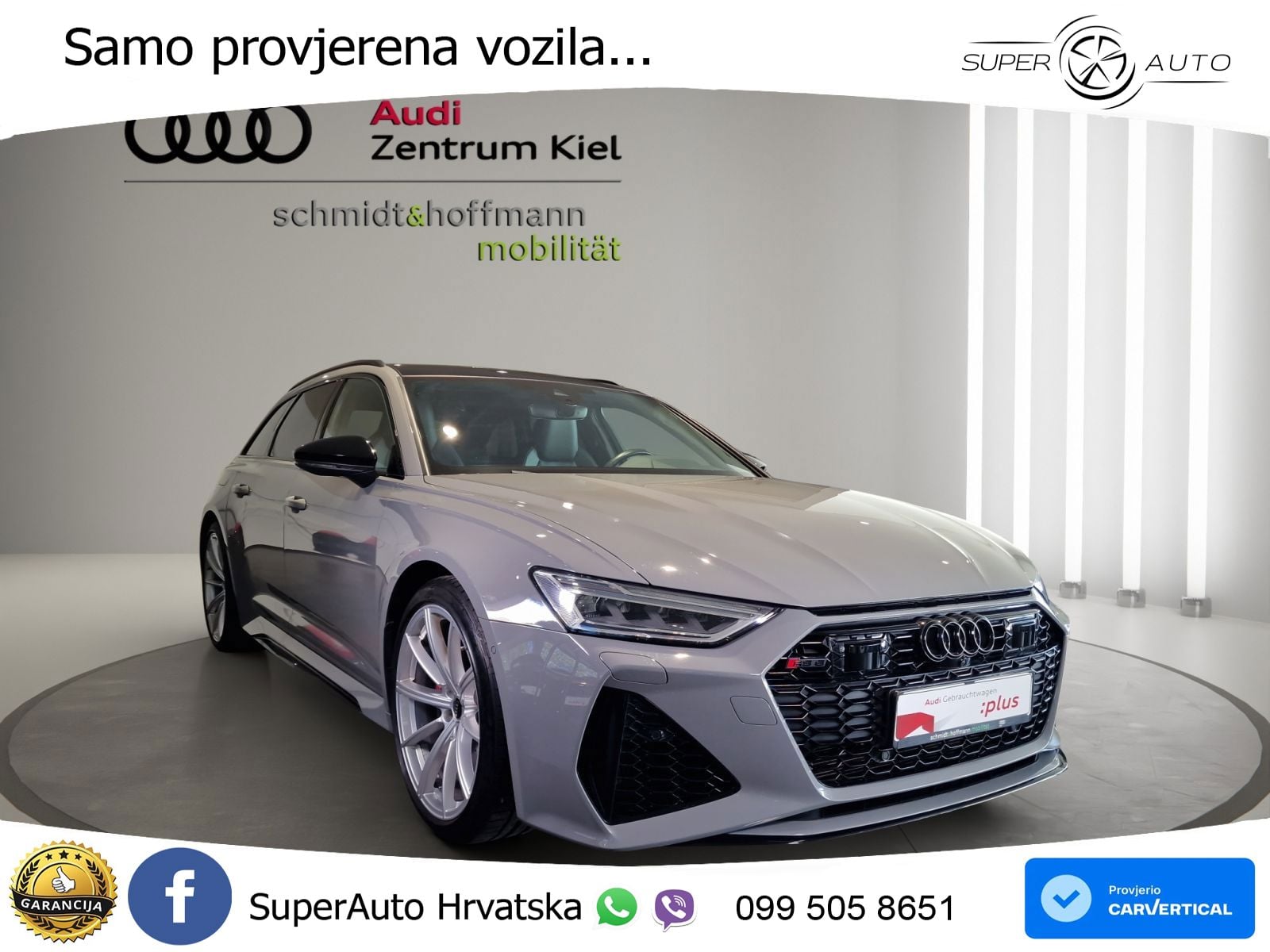 Audi RS6 Avant 4.0 TFSI V8 (600 KS) quattro Tiptronic LED+GR SJED+ACC