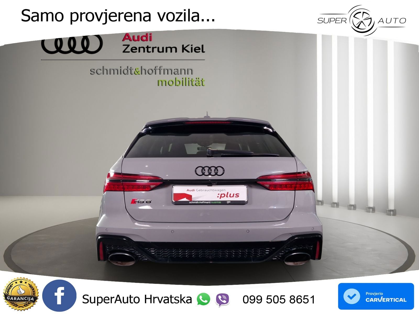 Audi RS6 Avant 4.0 TFSI V8 (600 KS) quattro Tiptronic LED+GR SJED+ACC