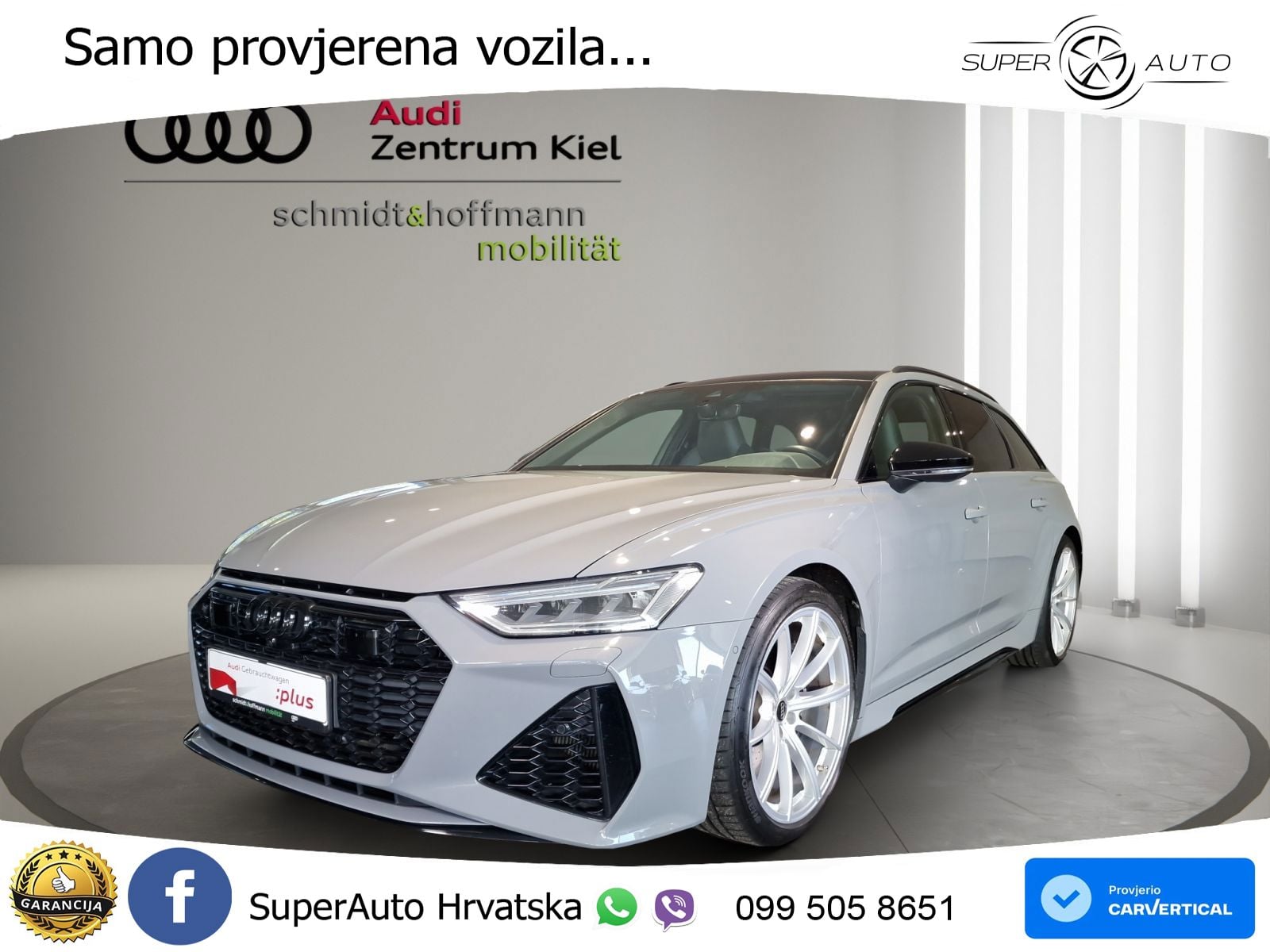 Audi RS6 Avant 4.0 TFSI V8 (600 KS) quattro Tiptronic LED+GR SJED+ACC