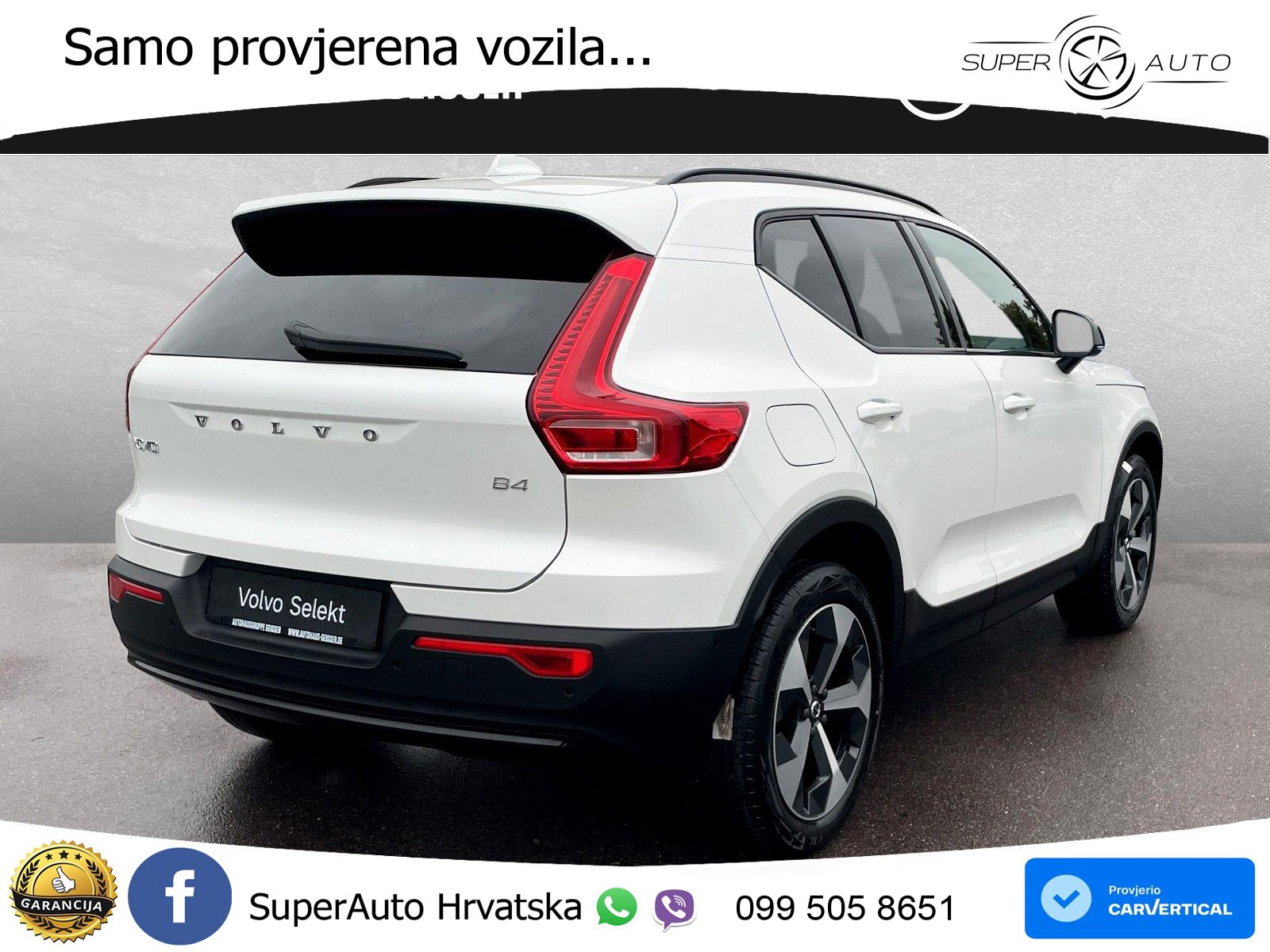 Volvo XC40 2.0 B4 197 KS Automatic LED+GR SJED+ACC