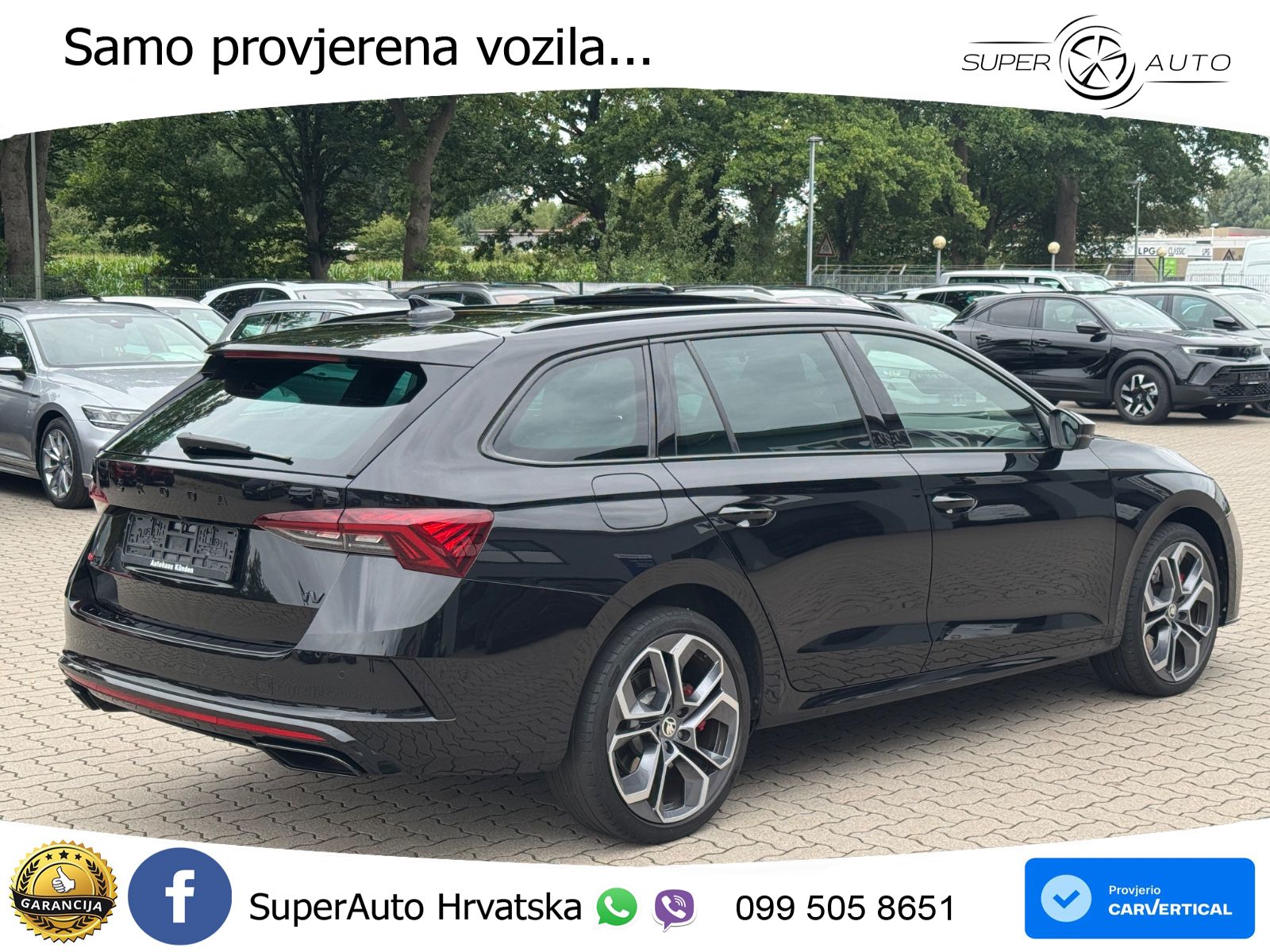 Škoda Octavia Combi RS 2.0 TSI (245 KS) DSG LED+GR SJED+ACC