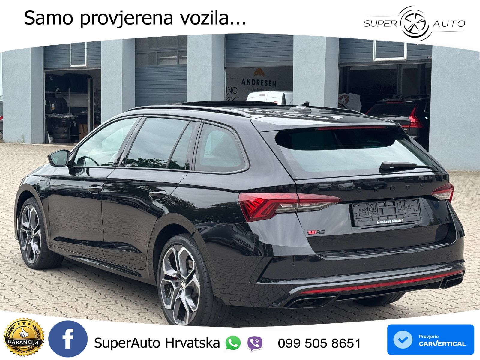 Škoda Octavia Combi RS 2.0 TSI (245 KS) DSG LED+GR SJED+ACC