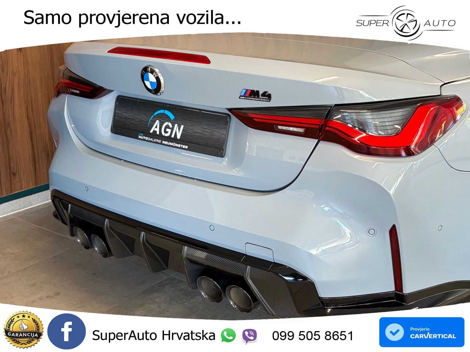 BMW M4 Competition 3.0 (510 KS) Steptronic LED+GR SJED+ACC