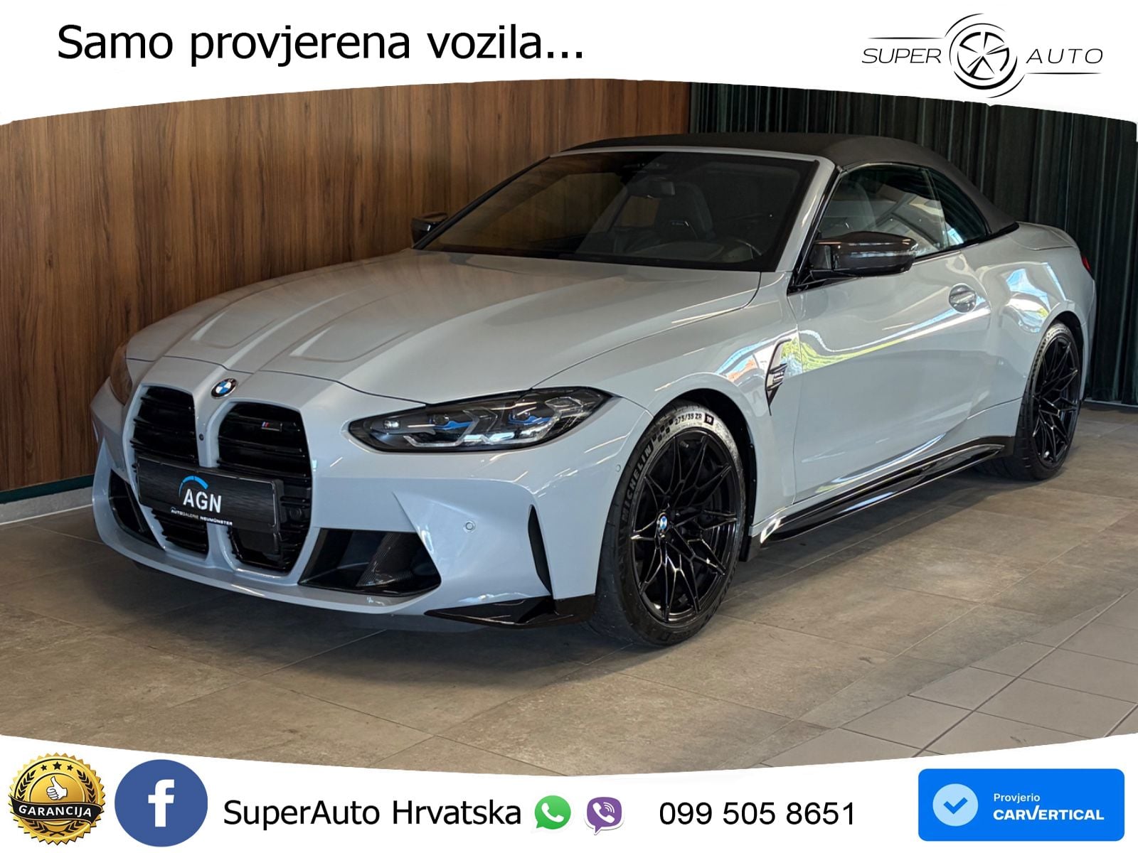 BMW M4 Competition 3.0 (510 KS) Steptronic LED+GR SJED+ACC