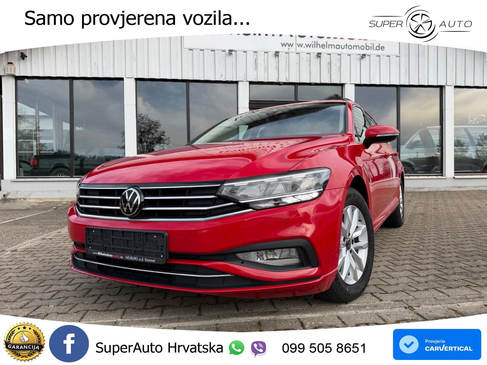 Volkswagen Passat Variant 2.0 TDI (122 KS) DSG Business LED+GR SJED+ACC