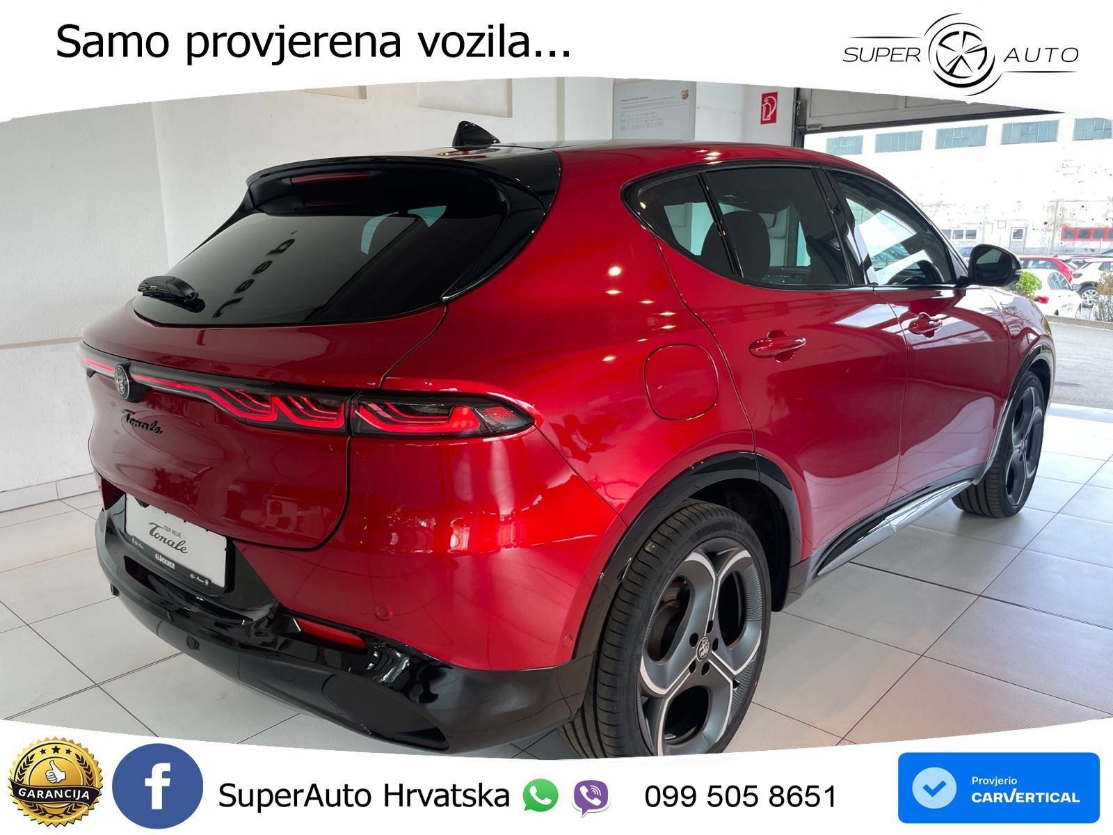 Alfa Romeo Tonale 1.5 VGT (174 KS) Hybrid TCT LED+GR SJED+ACC