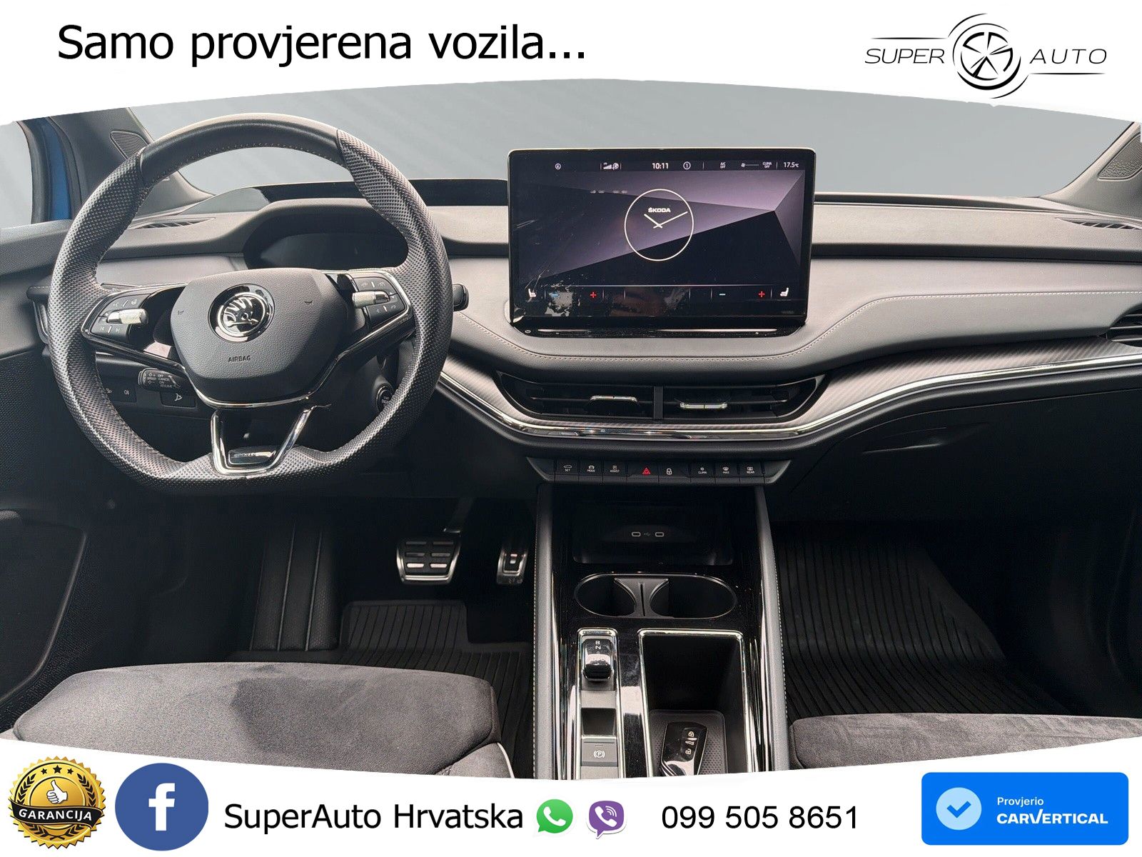Škoda Enyaq iV 80 82 kWh (204 KS) SportLine LED+GR SJED+ACC
