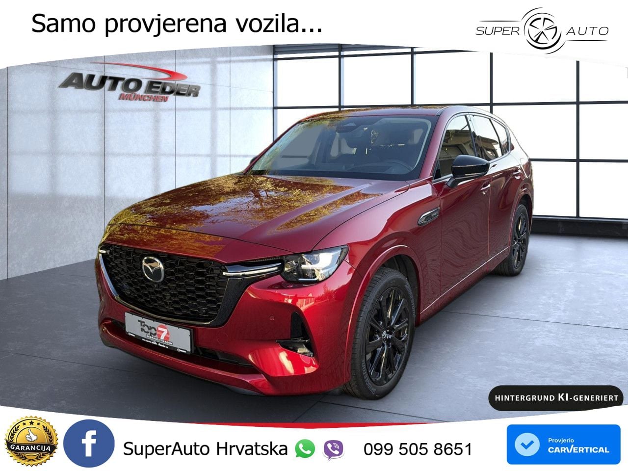 Mazda CX-60 2.5 e-Skyactiv (328 KS) AWD Automatic LED+GR SJED+ACC