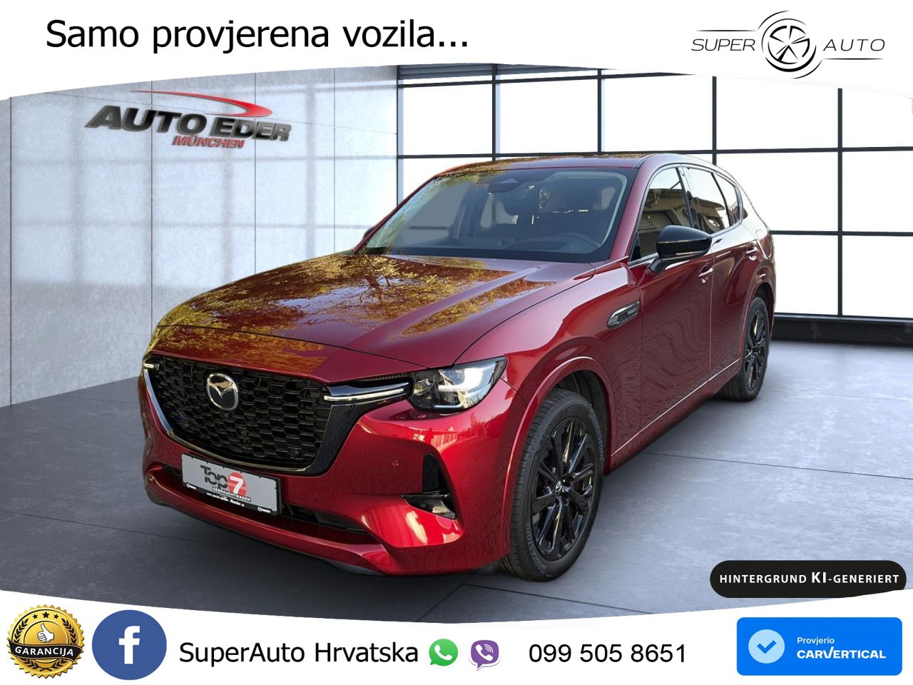 Mazda CX-60 2.5 e-Skyactiv (328 KS) AWD Automatic LED+GR SJED+ACC