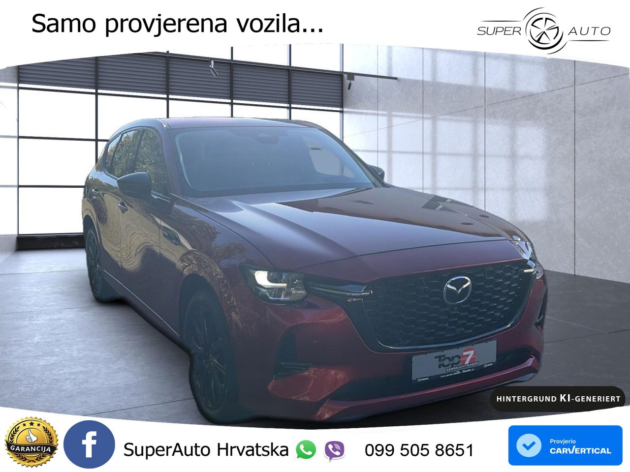 Mazda CX-60 2.5 e-Skyactiv (328 KS) AWD Automatic LED+GR SJED+ACC