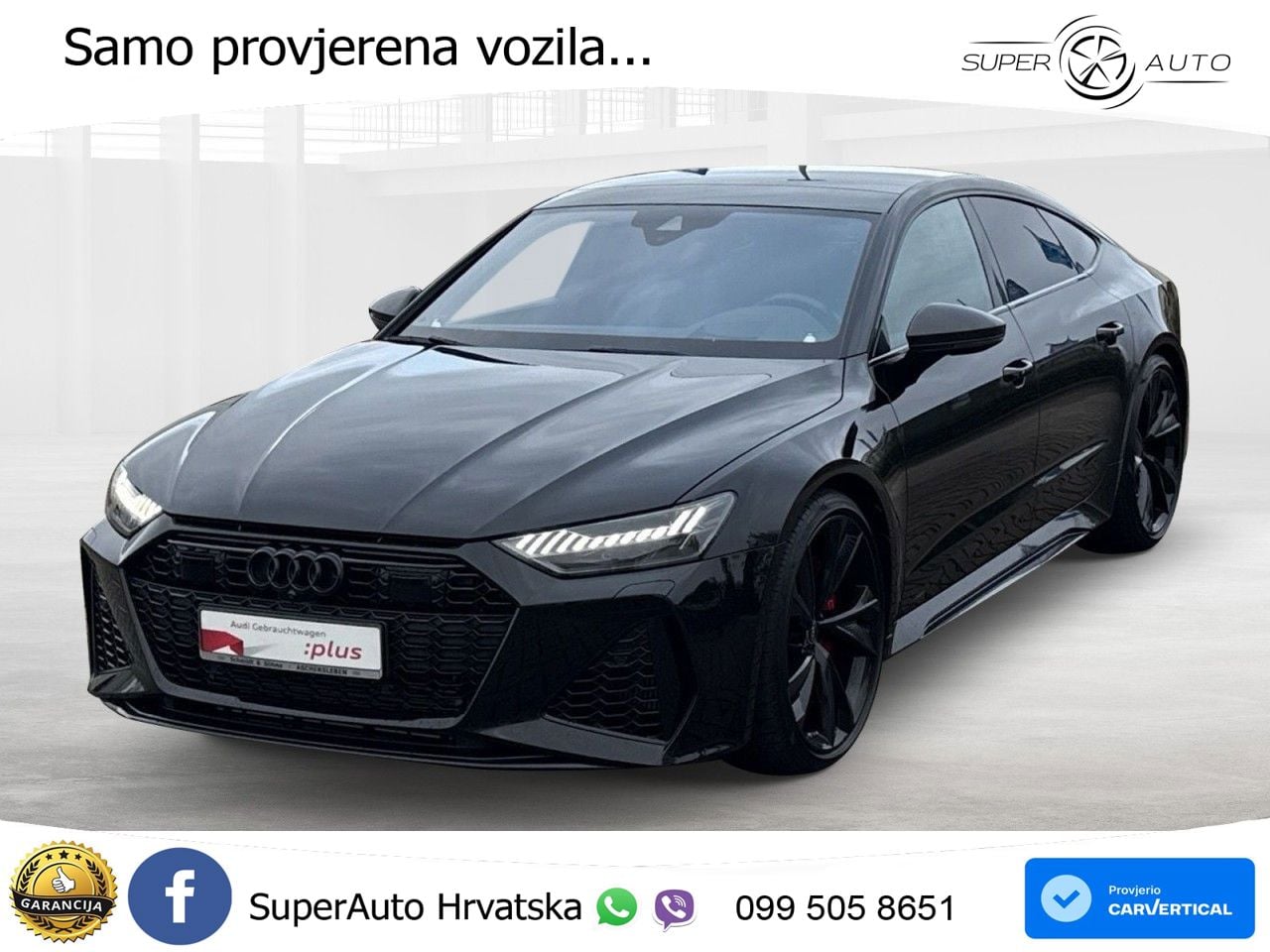 Audi RS7 4.0 TFSI V8 (600 KS) quattro tiptronic LED+GR SJED+ACC