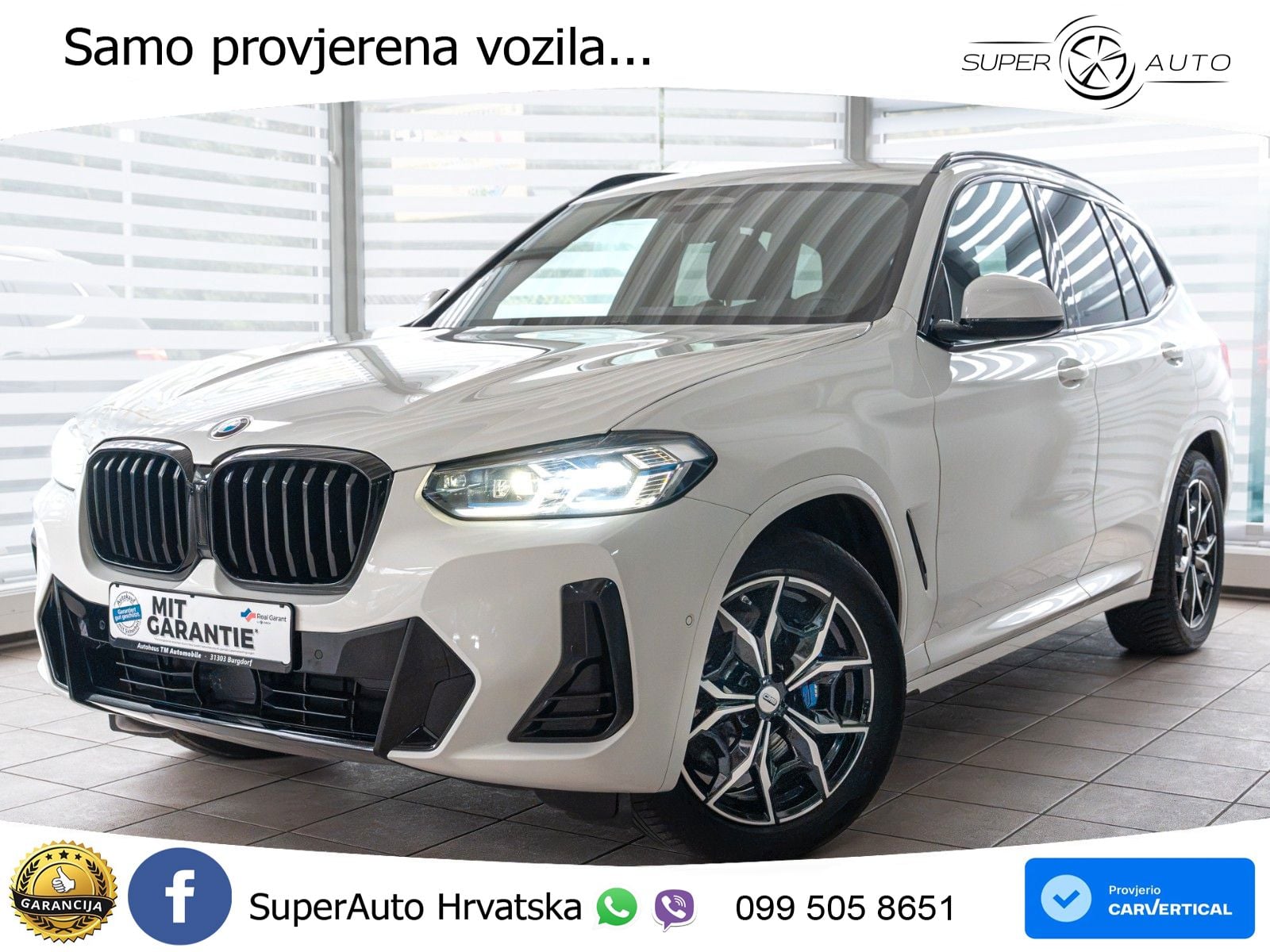BMW X3 30d xDrive Steptronic M Sport LED+GR SJED+ACC