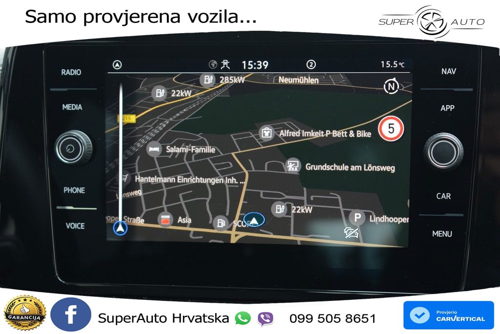 Volkswagen T-Roc 1.5 TSI (150 KS) DSG MATRIX+GR SJED+KAM