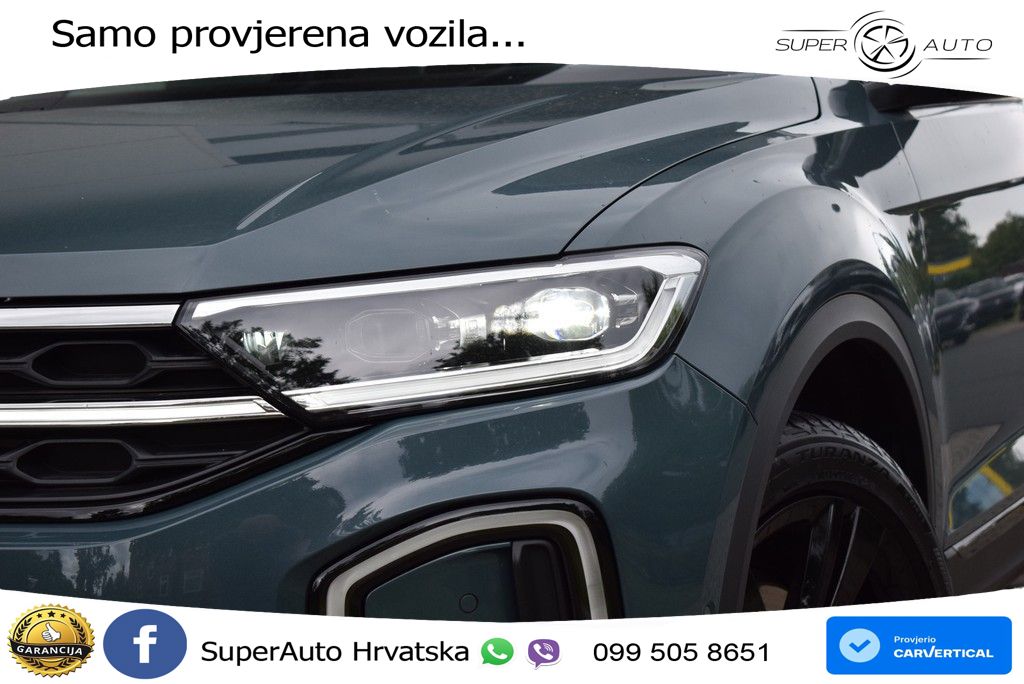 Volkswagen T-Roc 1.5 TSI (150 KS) DSG MATRIX+GR SJED+KAM