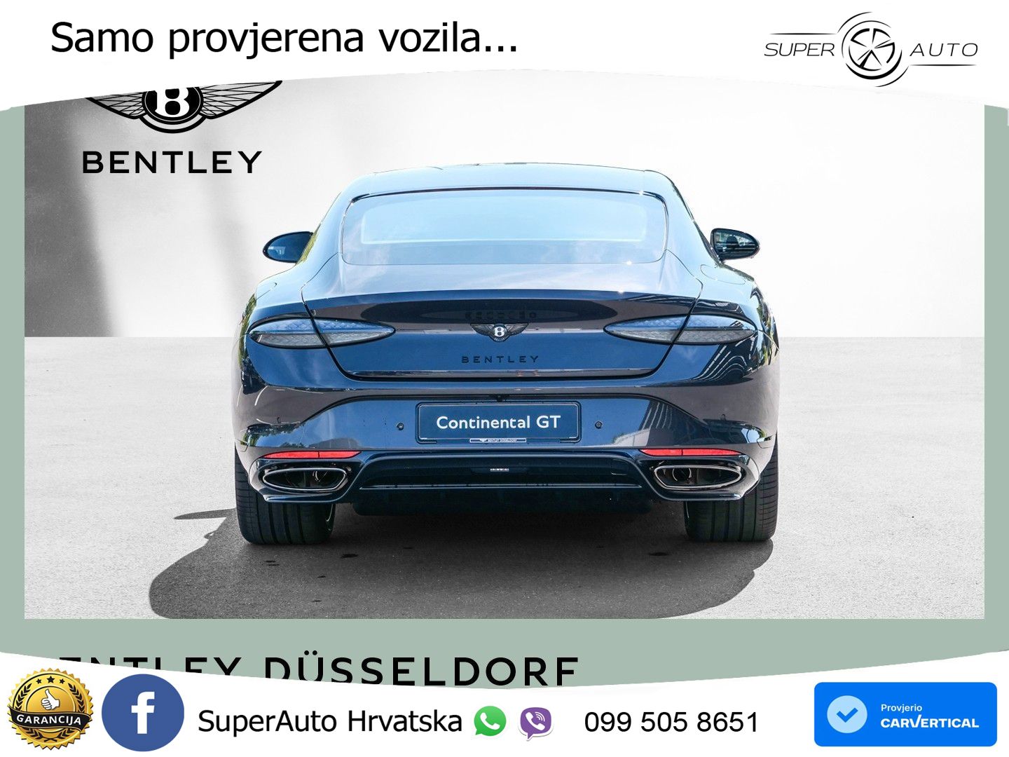 Bentley Continental GT IV 4.0 V8 TFSi (782 KS) AWD DCT LED+GR SJED+ACC