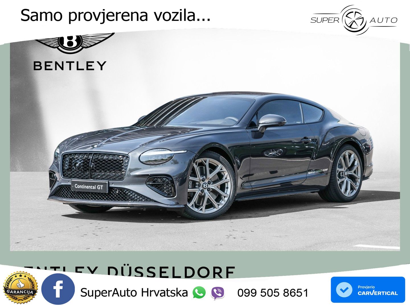 Bentley Continental GT IV 4.0 V8 TFSi (782 KS) AWD DCT LED+GR SJED+ACC