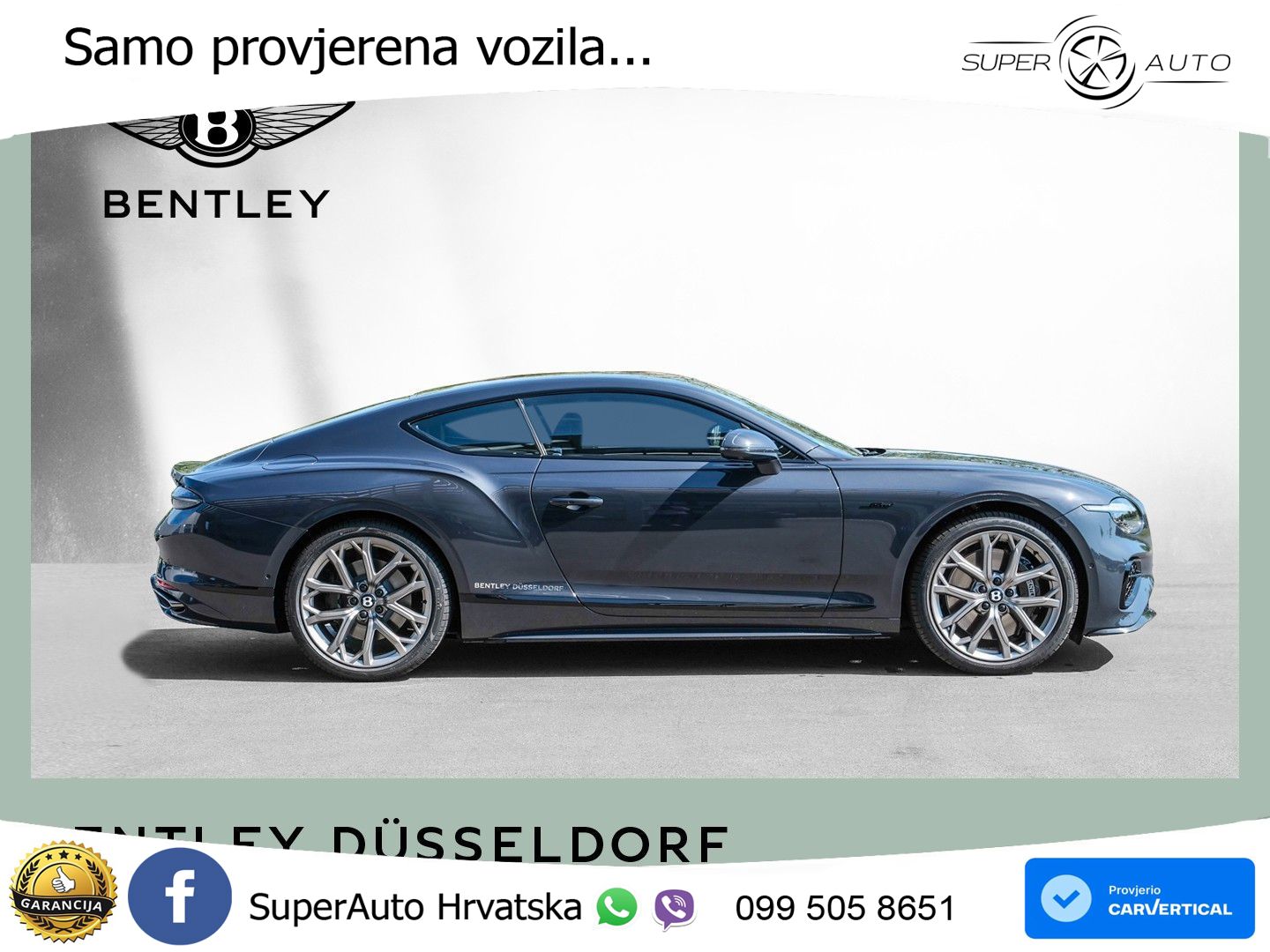 Bentley Continental GT IV 4.0 V8 TFSi (782 KS) AWD DCT LED+GR SJED+ACC