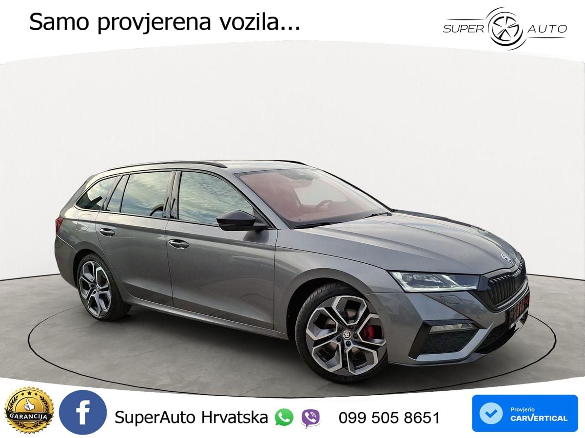 Škoda Octavia Combi RS 2.0 TDI (200 KS) DSG MATRIX+GR SJED+KAM