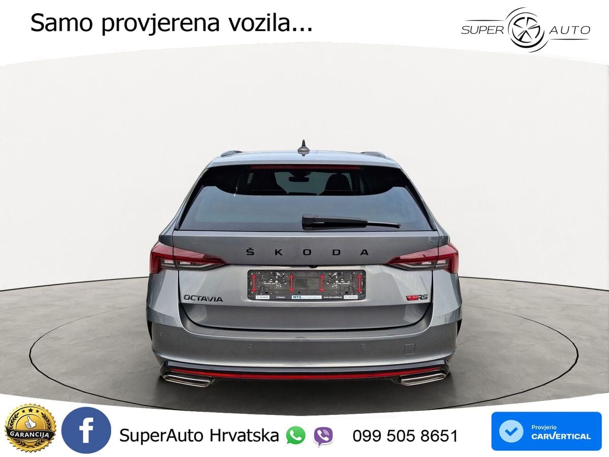 Škoda Octavia Combi RS 2.0 TDI (200 KS) DSG MATRIX+GR SJED+KAM