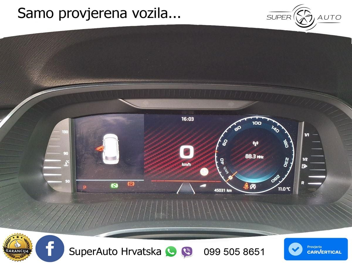 Škoda Octavia Combi RS 2.0 TDI (200 KS) DSG MATRIX+GR SJED+KAM