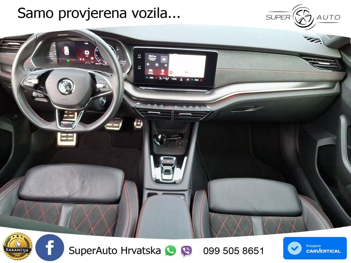 Škoda Octavia Combi RS 2.0 TDI (200 KS) DSG MATRIX+GR SJED+KAM