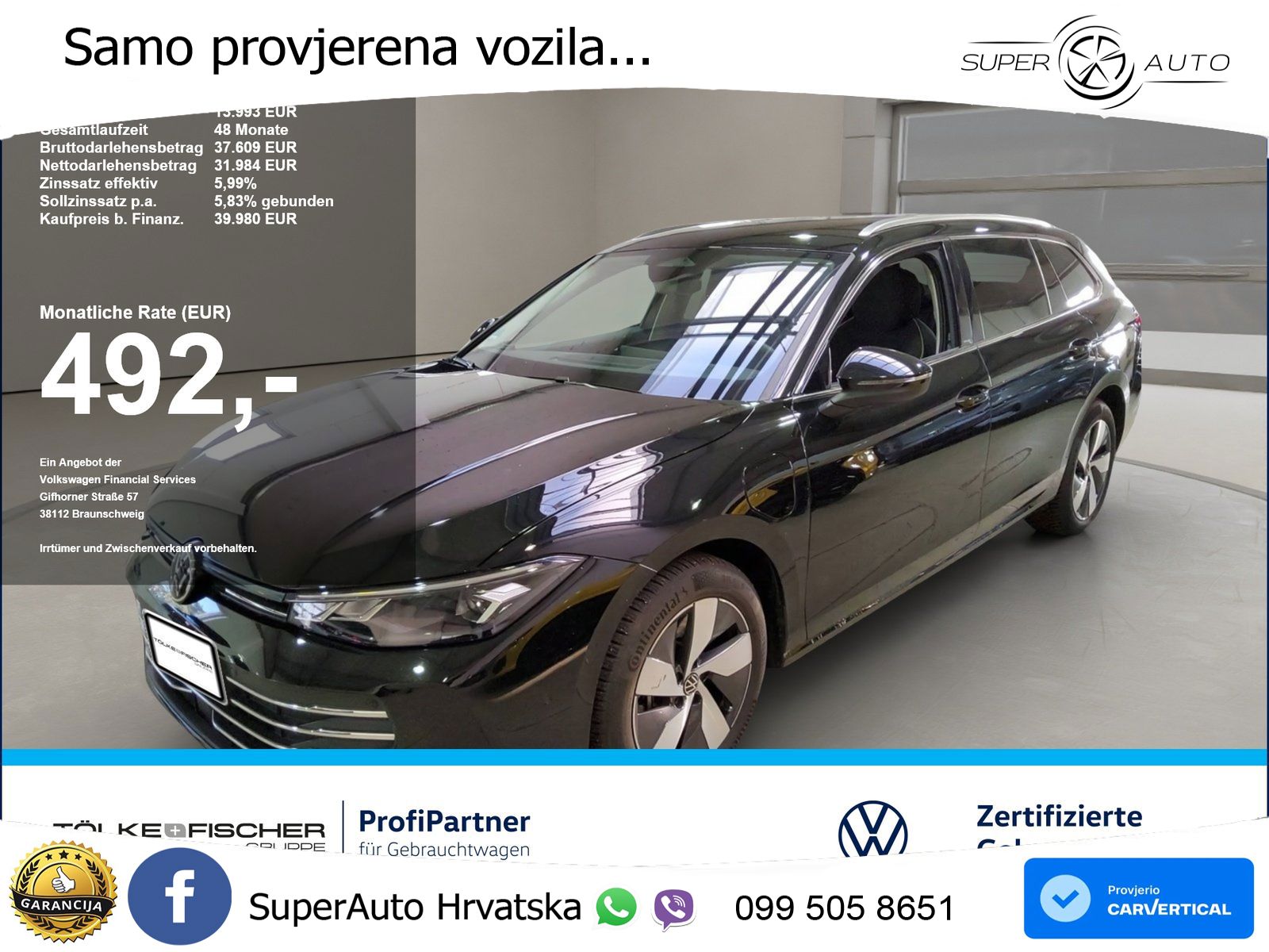 Volkswagen Passat Variant 1.5 TSI (204 KS) eHybrid DSG Business LED+GR SJED+ACC