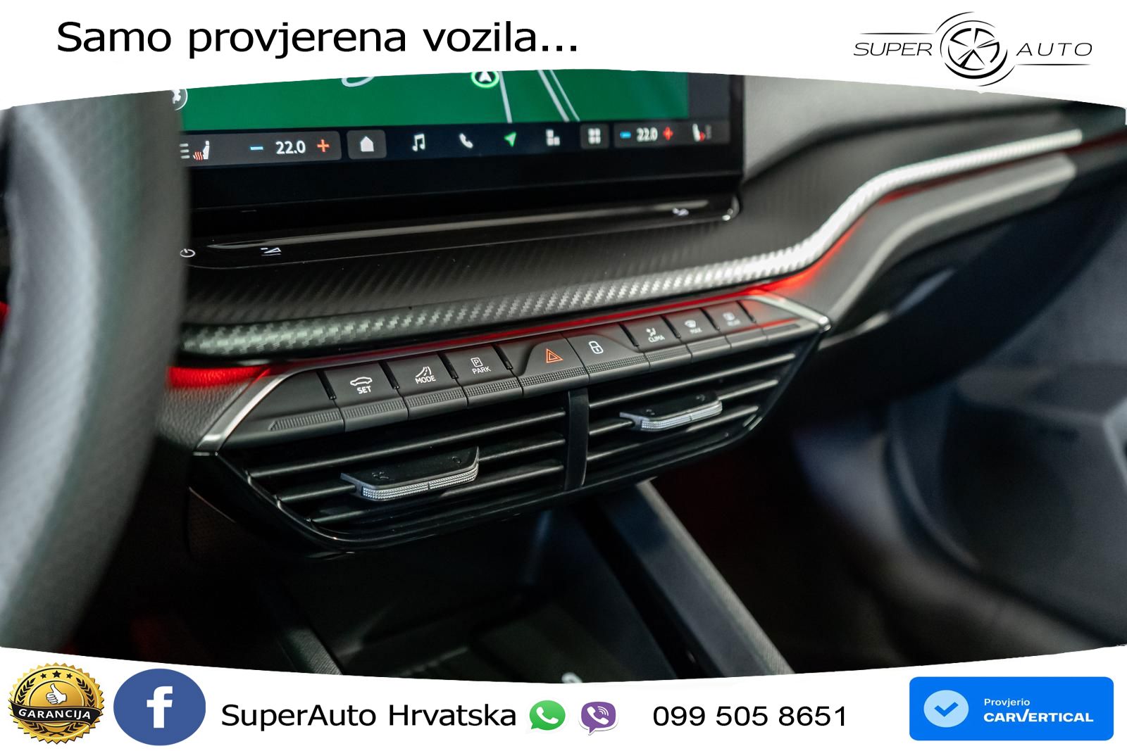 Škoda Octavia Combi 2.0 TSI (204 KS) 4x4 DSG SportLine LED+GR SJED+ACC