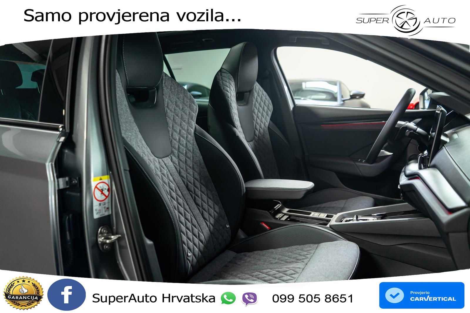 Škoda Octavia Combi 2.0 TSI (204 KS) 4x4 DSG SportLine LED+GR SJED+ACC