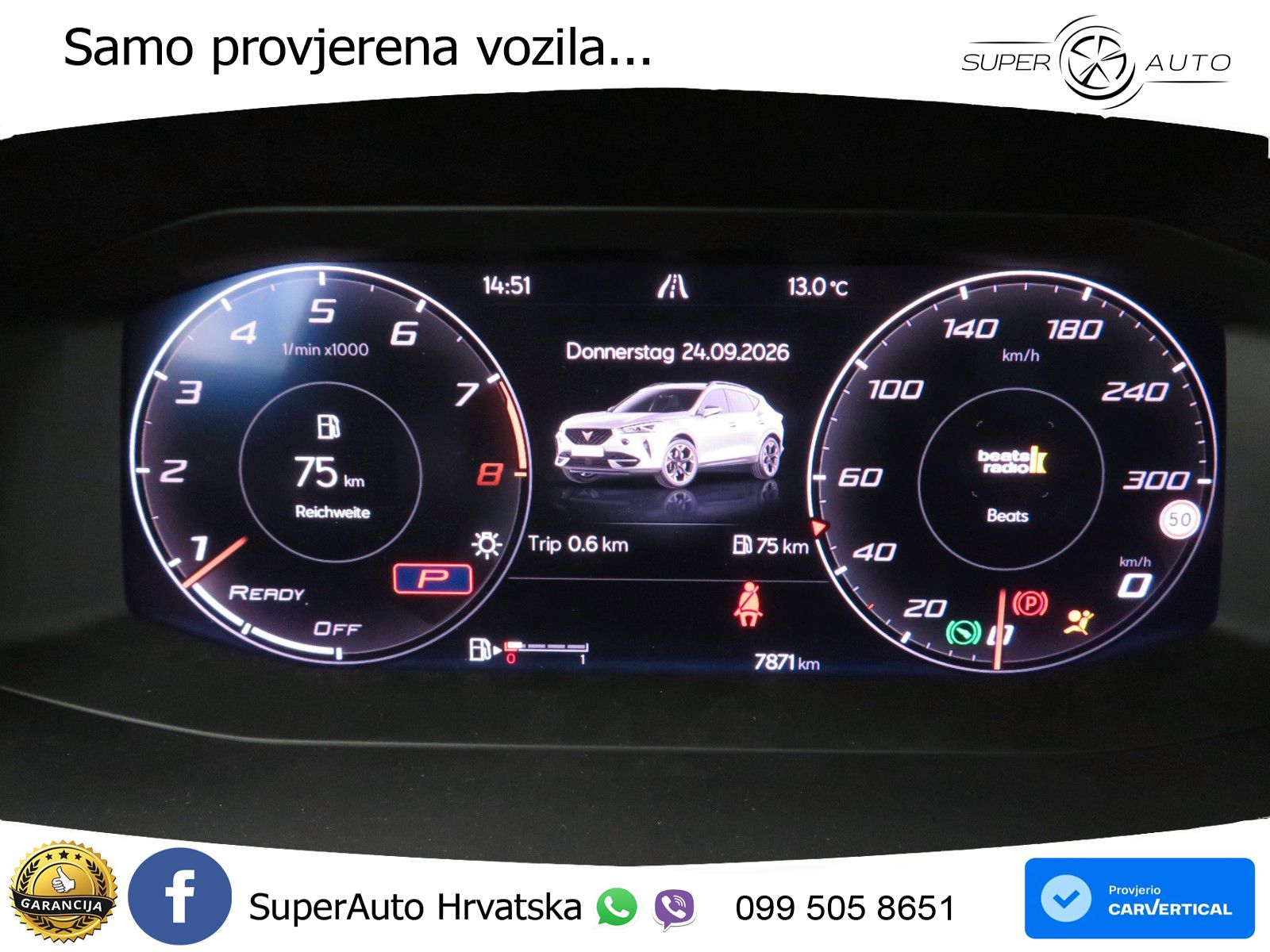 Cupra Formentor VZ5 2.5 TSI (390 KS) 4Drive DSG LED+GR SJED+ACC