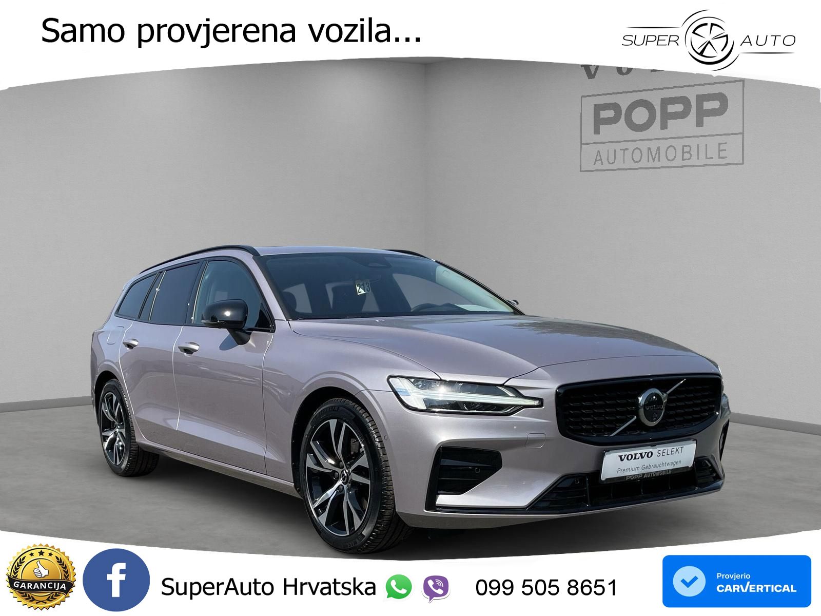 Volvo V60 2.0 B4 Benzin DCT ACC+HEAD+4xGR SJED+360+PANO