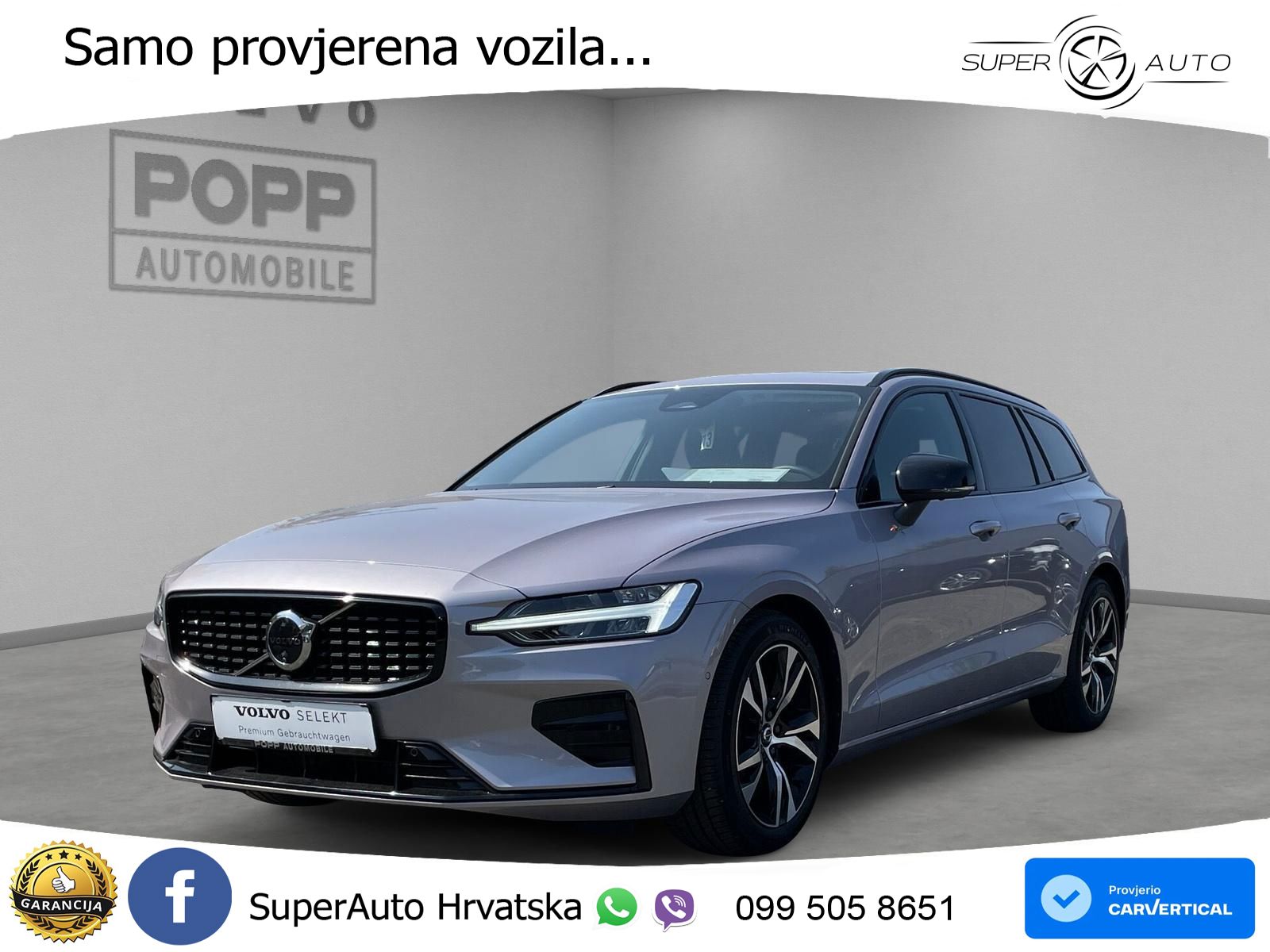 Volvo V60 2.0 B4 Benzin DCT ACC+HEAD+4xGR SJED+360+PANO