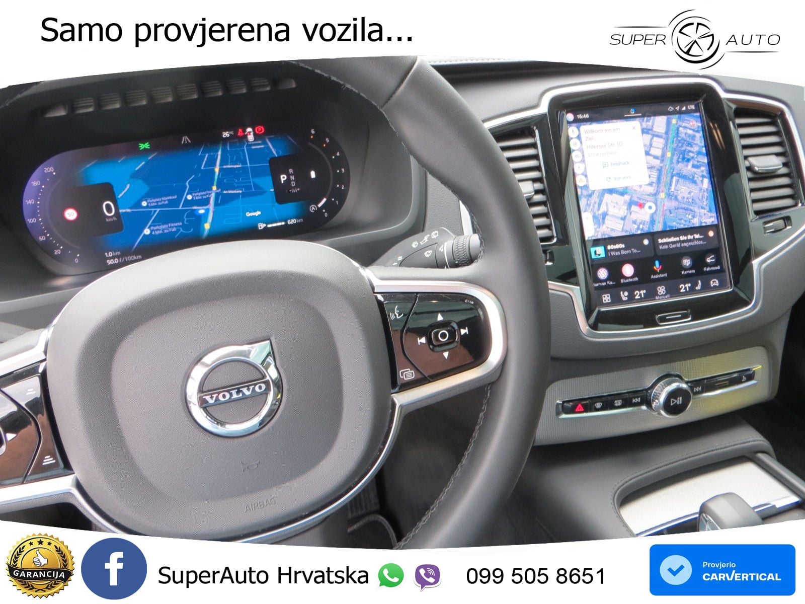 Volvo XC90 2.0 B5 Diesel AWD Automatic ACC+GR SJED+360+PANO