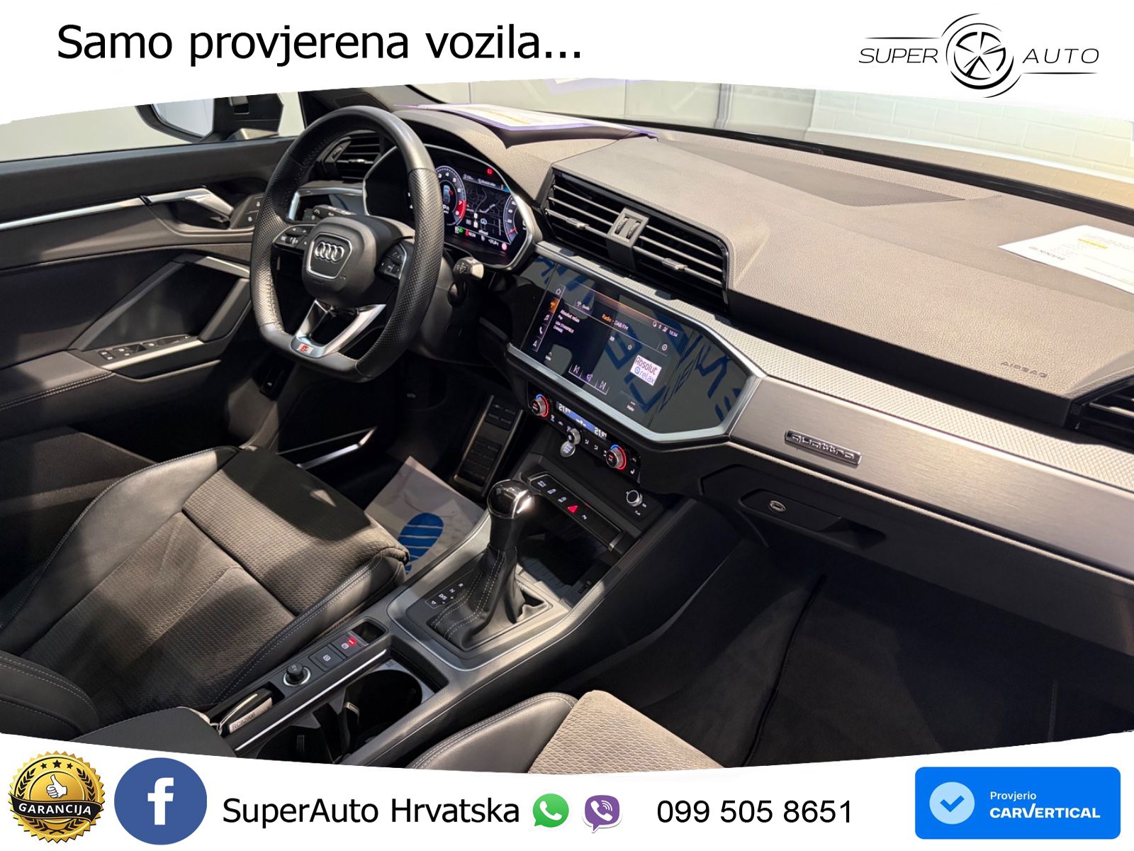 Audi Q3 II Sportback 45 TFSI (230 KS) quattro S tronic S line LED+GR SJED+ACC