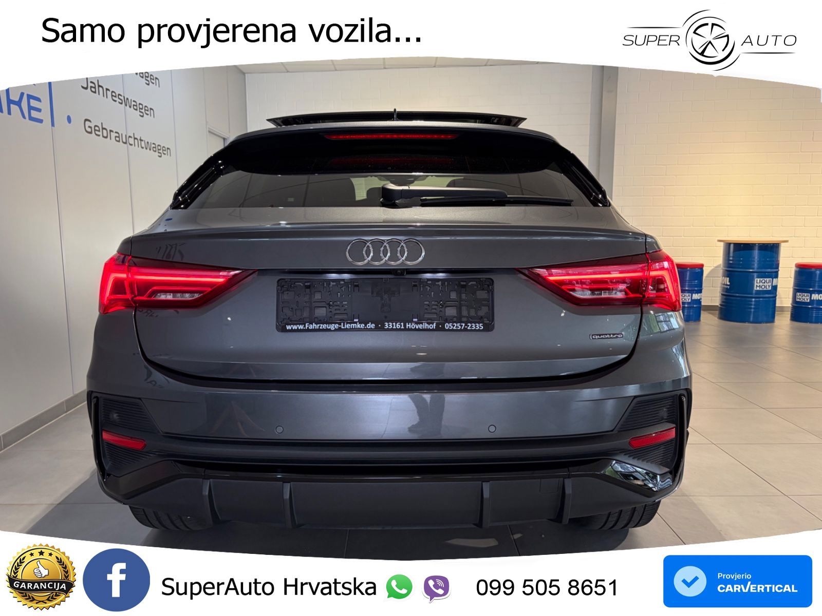 Audi Q3 II Sportback 45 TFSI (230 KS) quattro S tronic S line LED+GR SJED+ACC