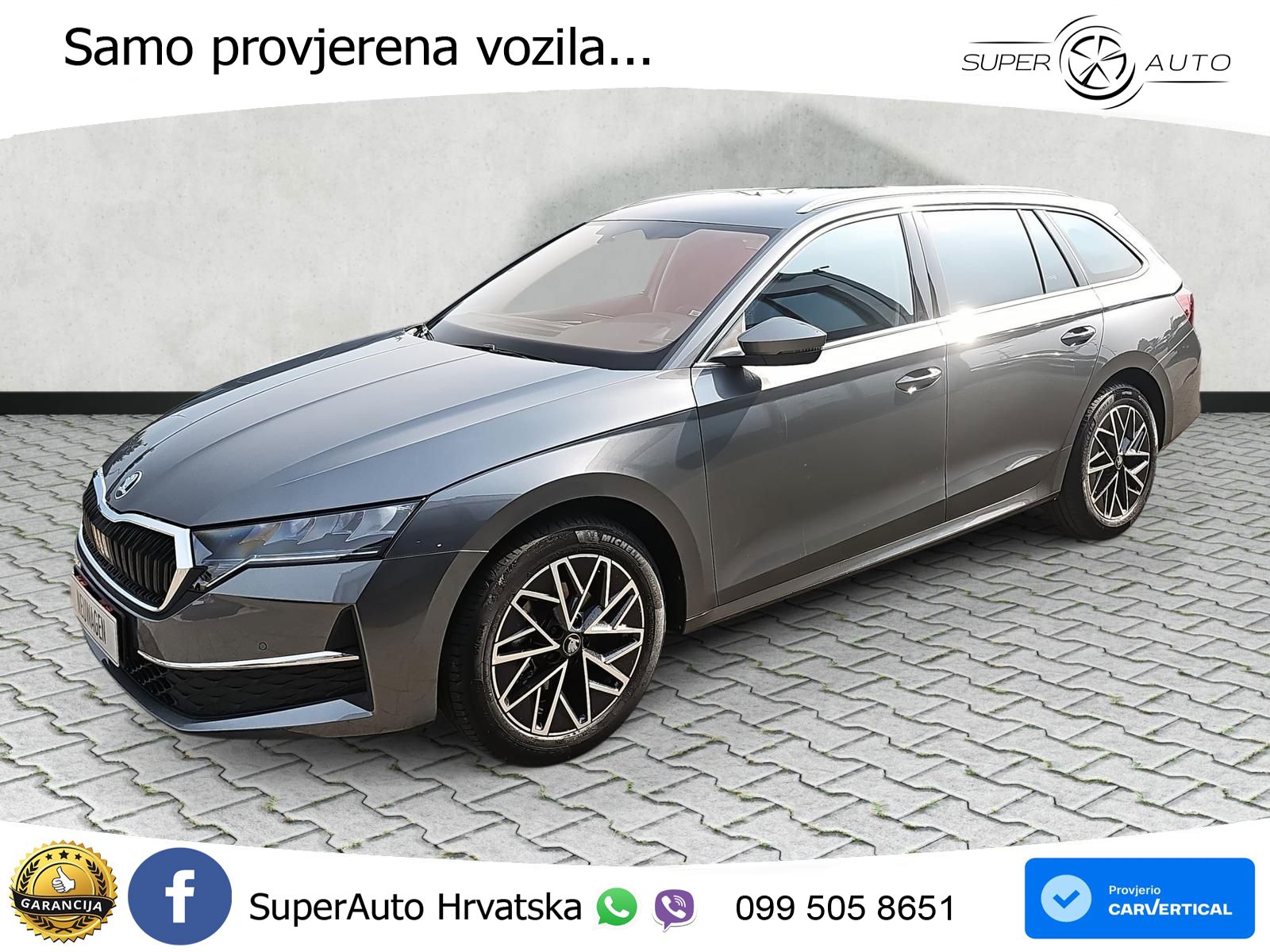 Škoda Octavia Combi 2.0 TDI (150 KS) DSG Selection LED+GR SJED+ACC