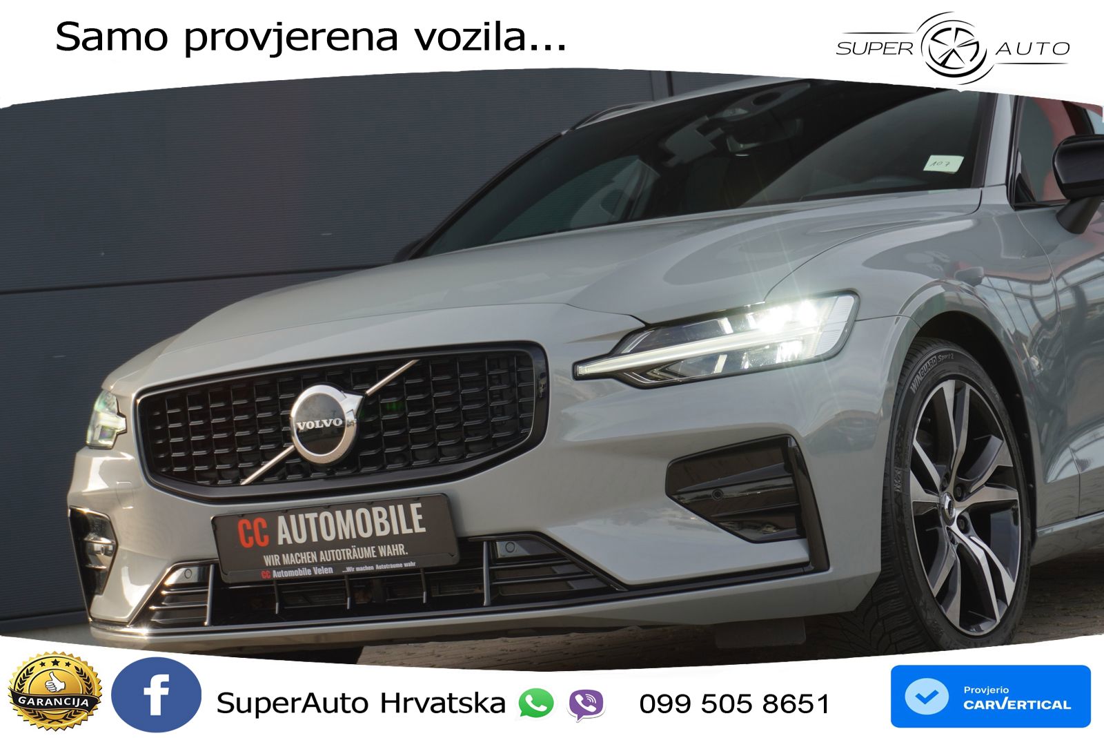 Volvo V60 2.0 B4 Diesel Geartronic LED+GR SJED+ACC