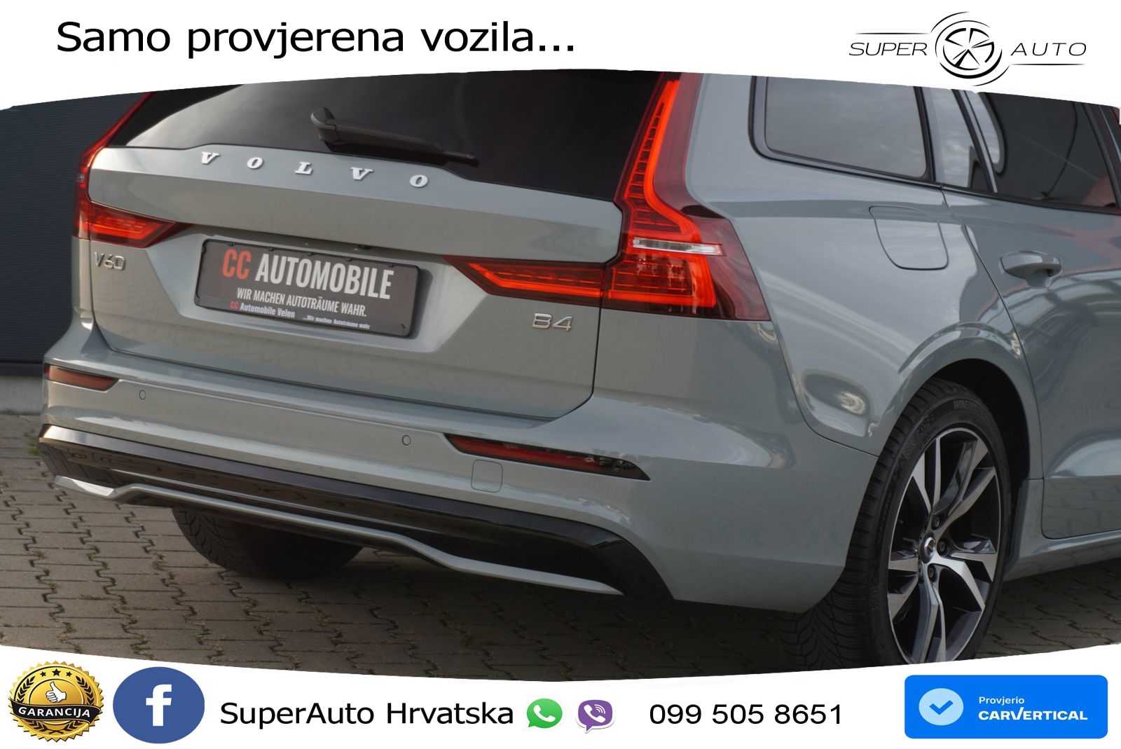 Volvo V60 2.0 B4 Diesel Geartronic LED+GR SJED+ACC