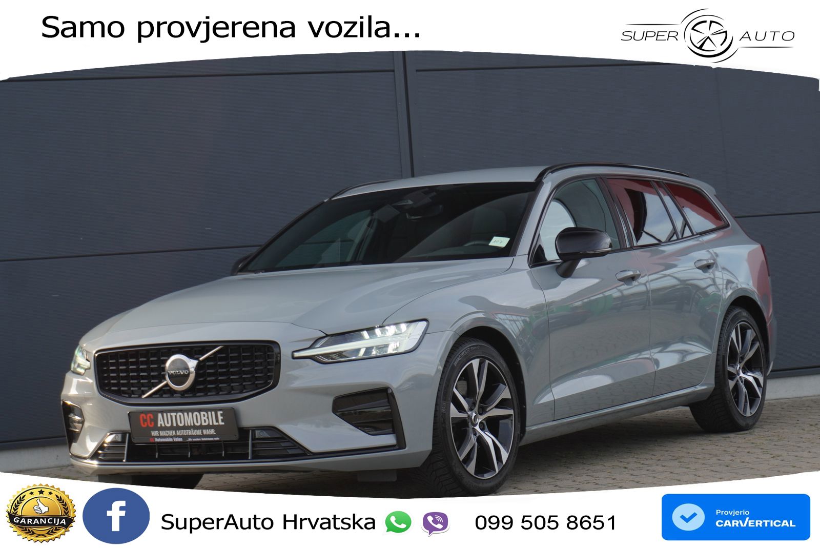 Volvo V60 2.0 B4 Diesel Geartronic LED+GR SJED+ACC