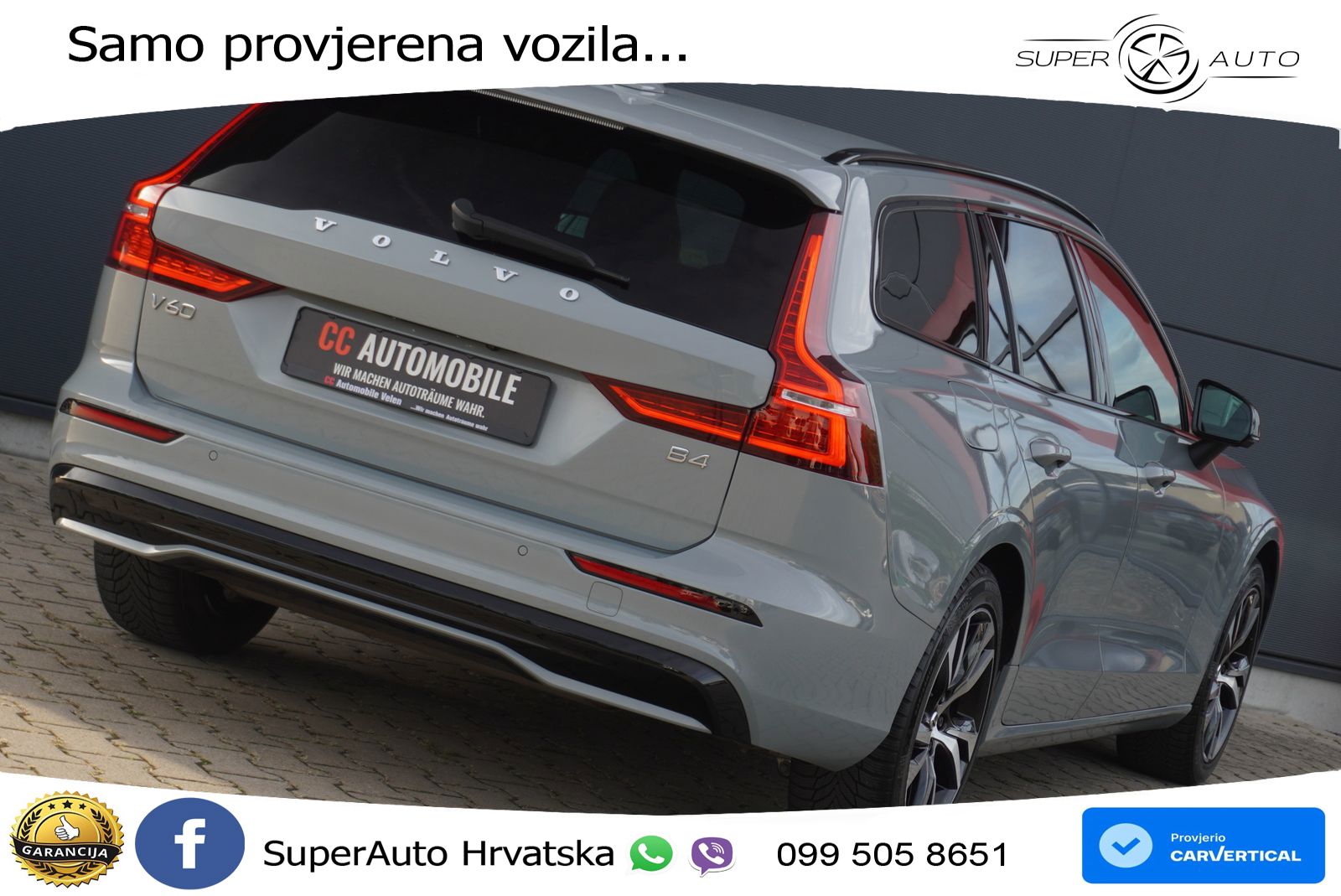 Volvo V60 2.0 B4 Diesel Geartronic LED+GR SJED+ACC