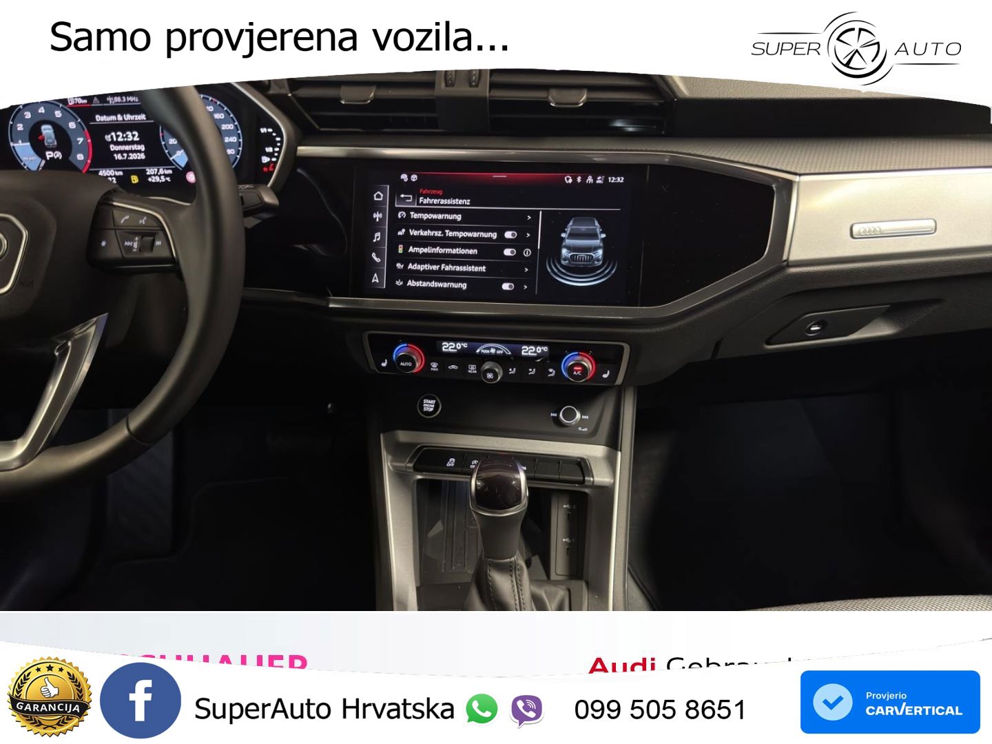 Audi Q3 35 TFSI (150 KS) S tronic advanced LED+GR SJED+ACC