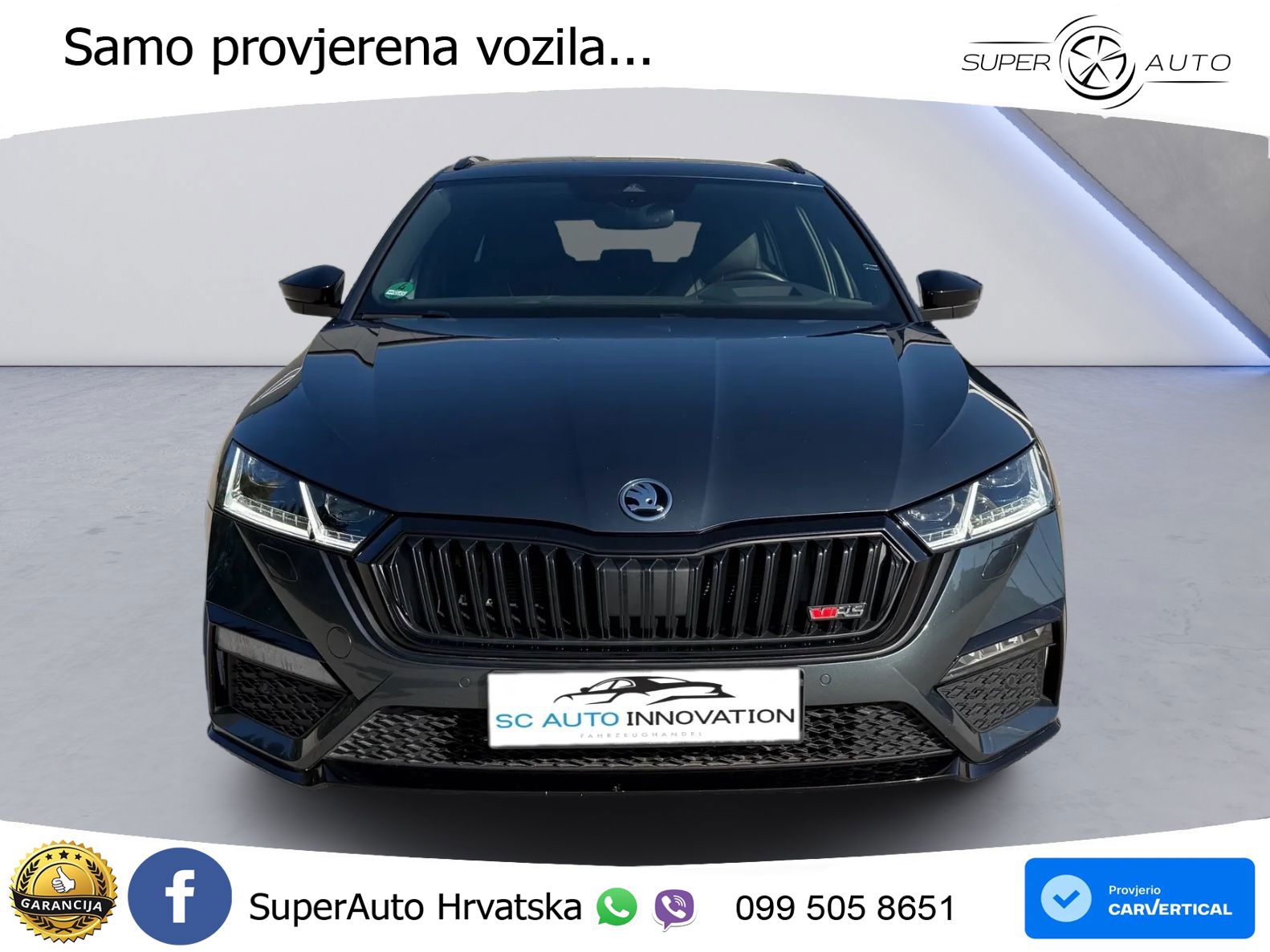 Škoda Octavia Combi RS 2.0 TSI (245 KS) LED+GR SJED+ACC