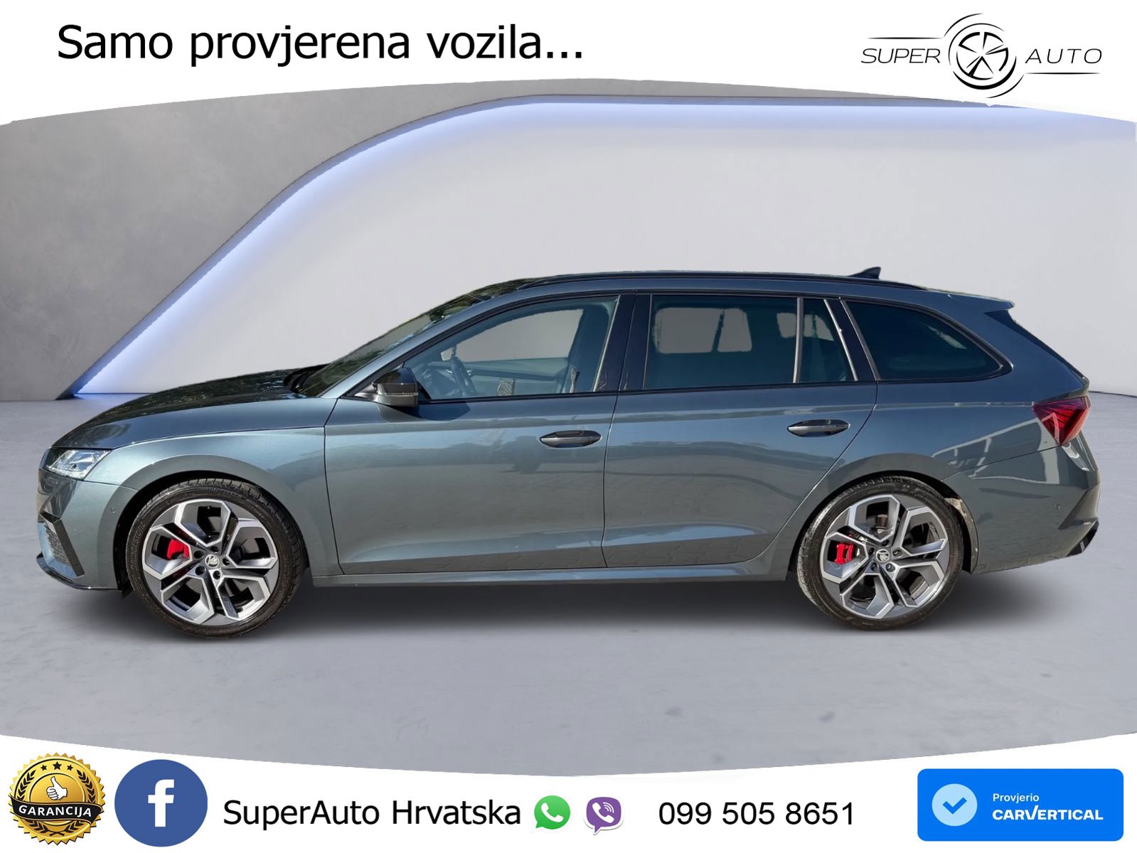 Škoda Octavia Combi RS 2.0 TSI (245 KS) LED+GR SJED+ACC