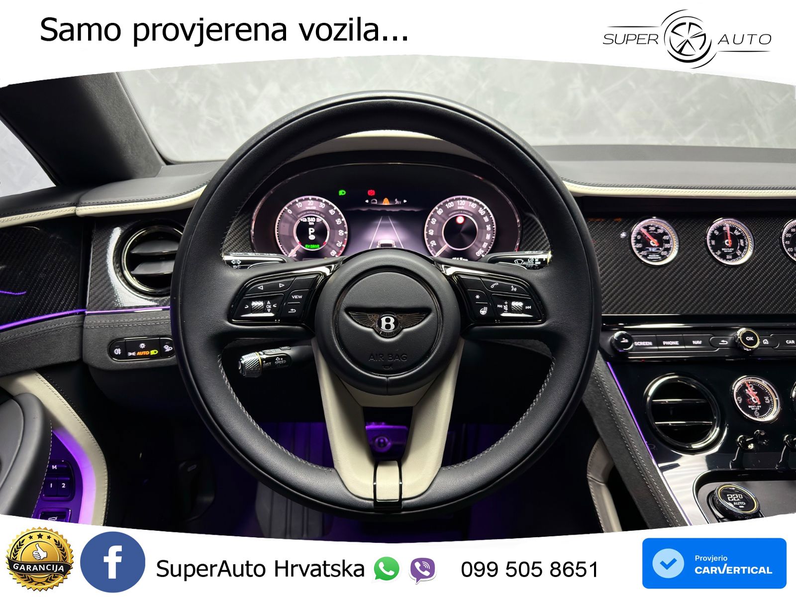 Bentley Continental GT IV 4.0 V8 TFSi (782 KS) AWD DCT LED+GR SJED+ACC