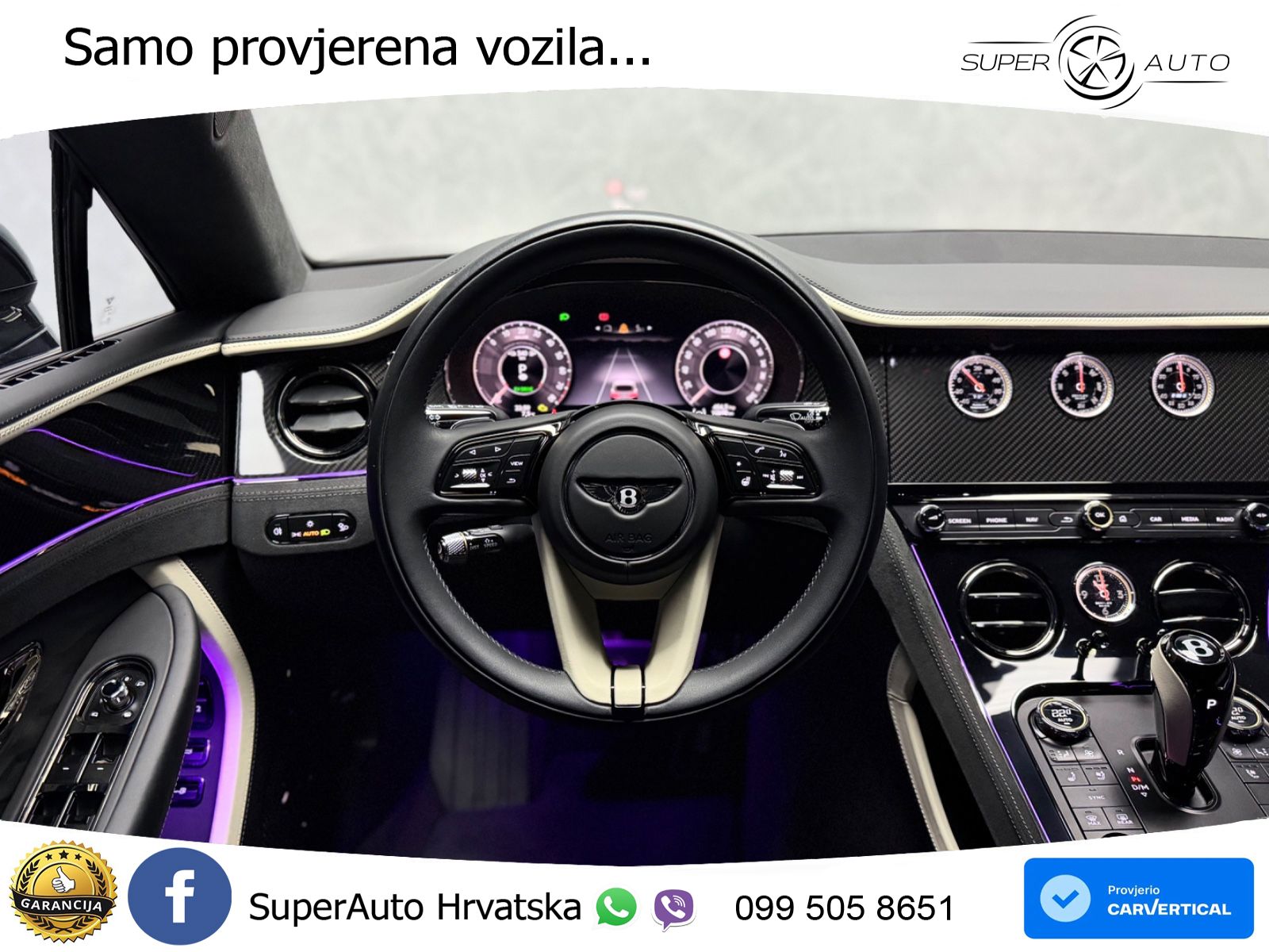 Bentley Continental GT IV 4.0 V8 TFSi (782 KS) AWD DCT LED+GR SJED+ACC