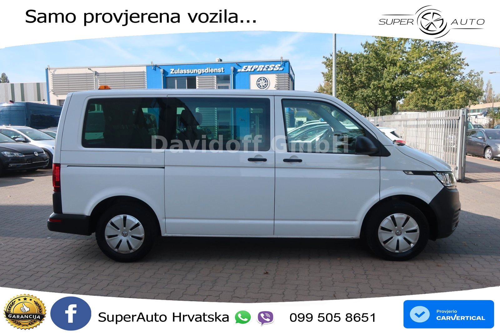 Volkswagen T6.1 Transporter / 9 Sitze / Klima / FN:46 110 KS