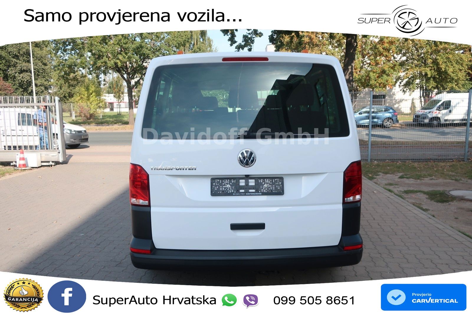 Volkswagen T6.1 Transporter / 9 Sitze / Klima / FN:46 110 KS