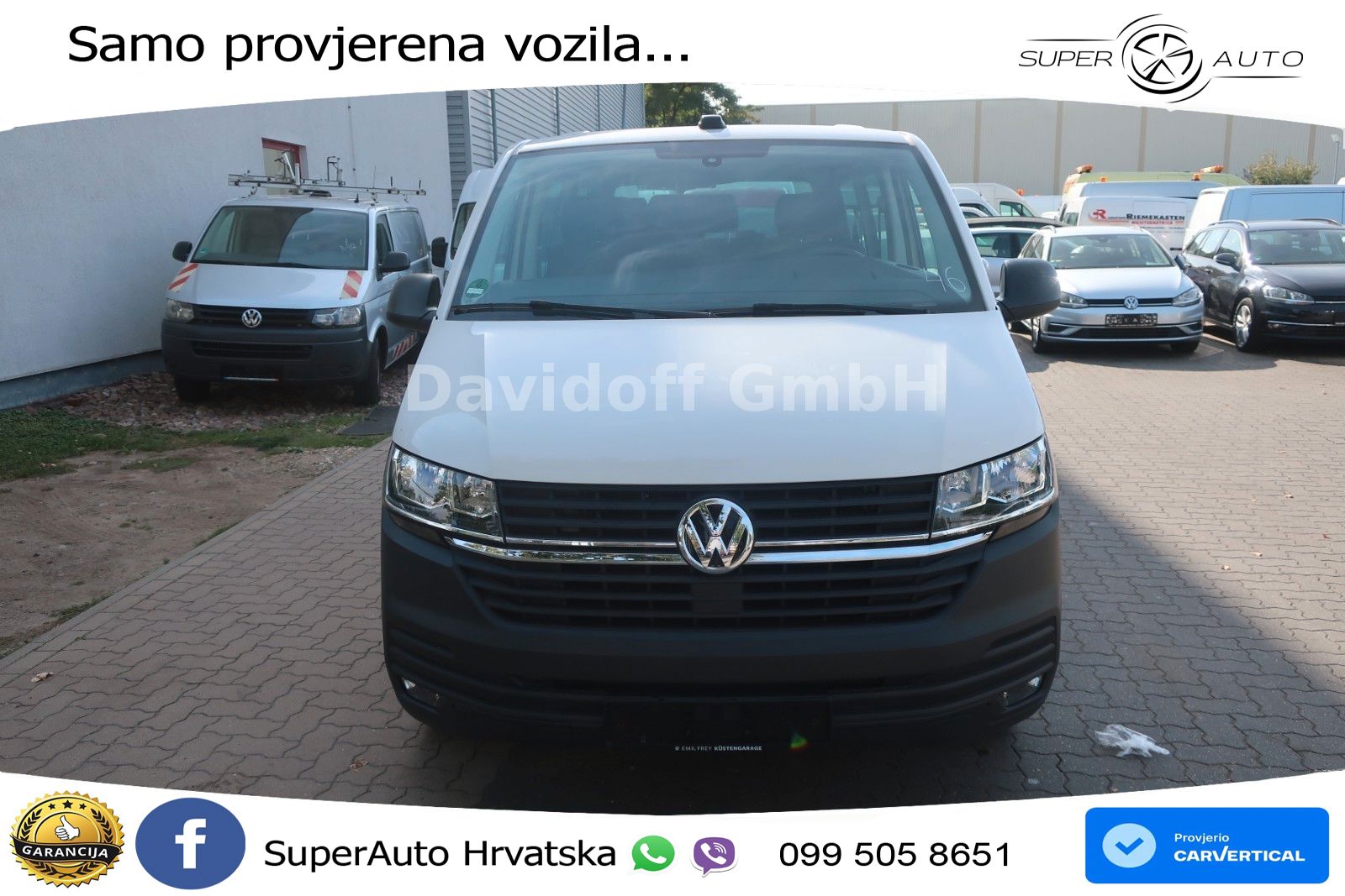 Volkswagen T6.1 Transporter / 9 Sitze / Klima / FN:46 110 KS