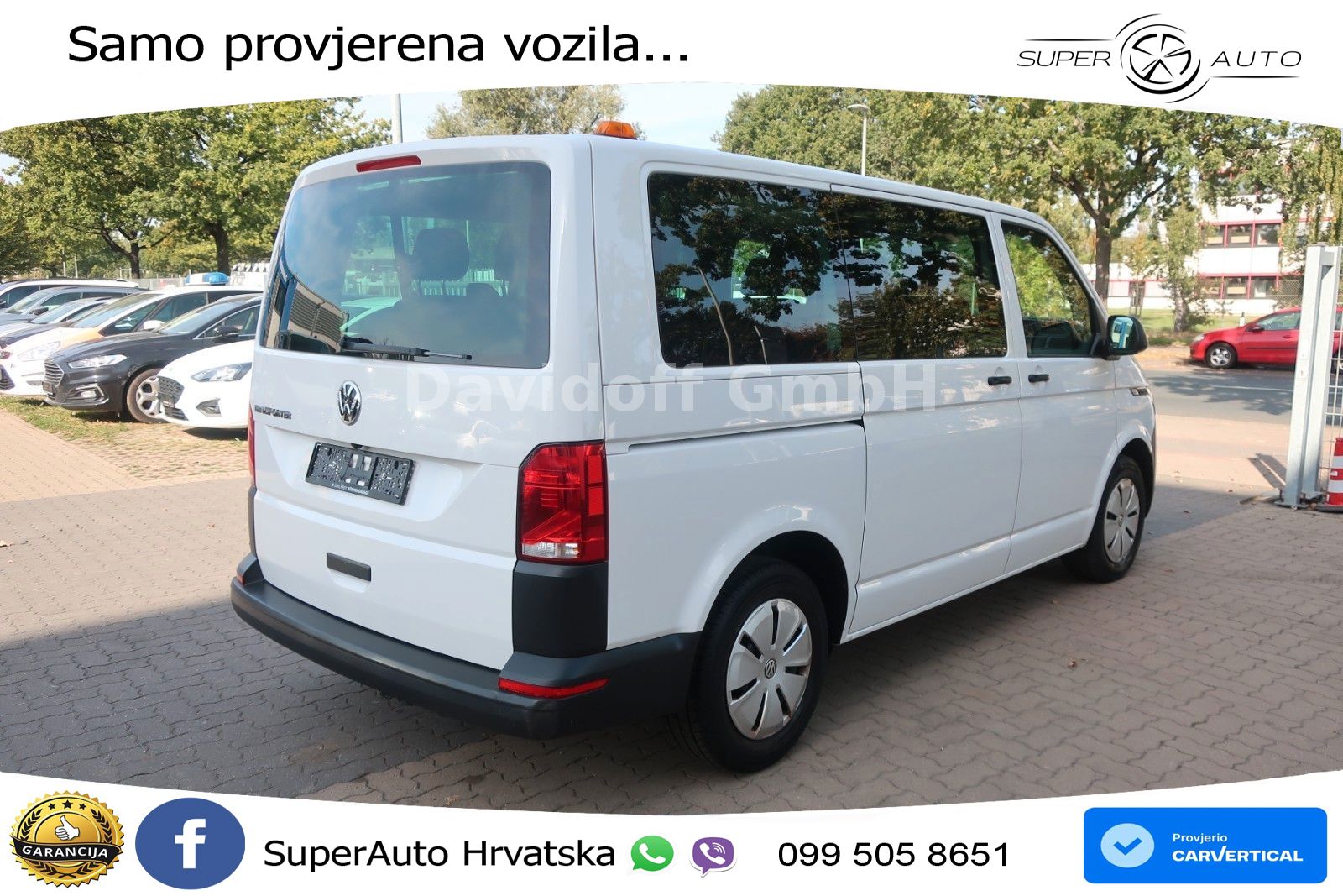 Volkswagen T6.1 Transporter / 9 Sitze / Klima / FN:46 110 KS