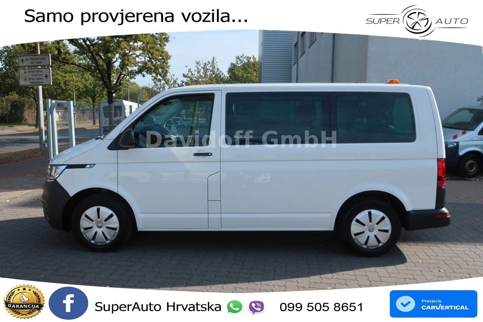 Volkswagen T6.1 Transporter / 9 Sitze / Klima / FN:46 110 KS